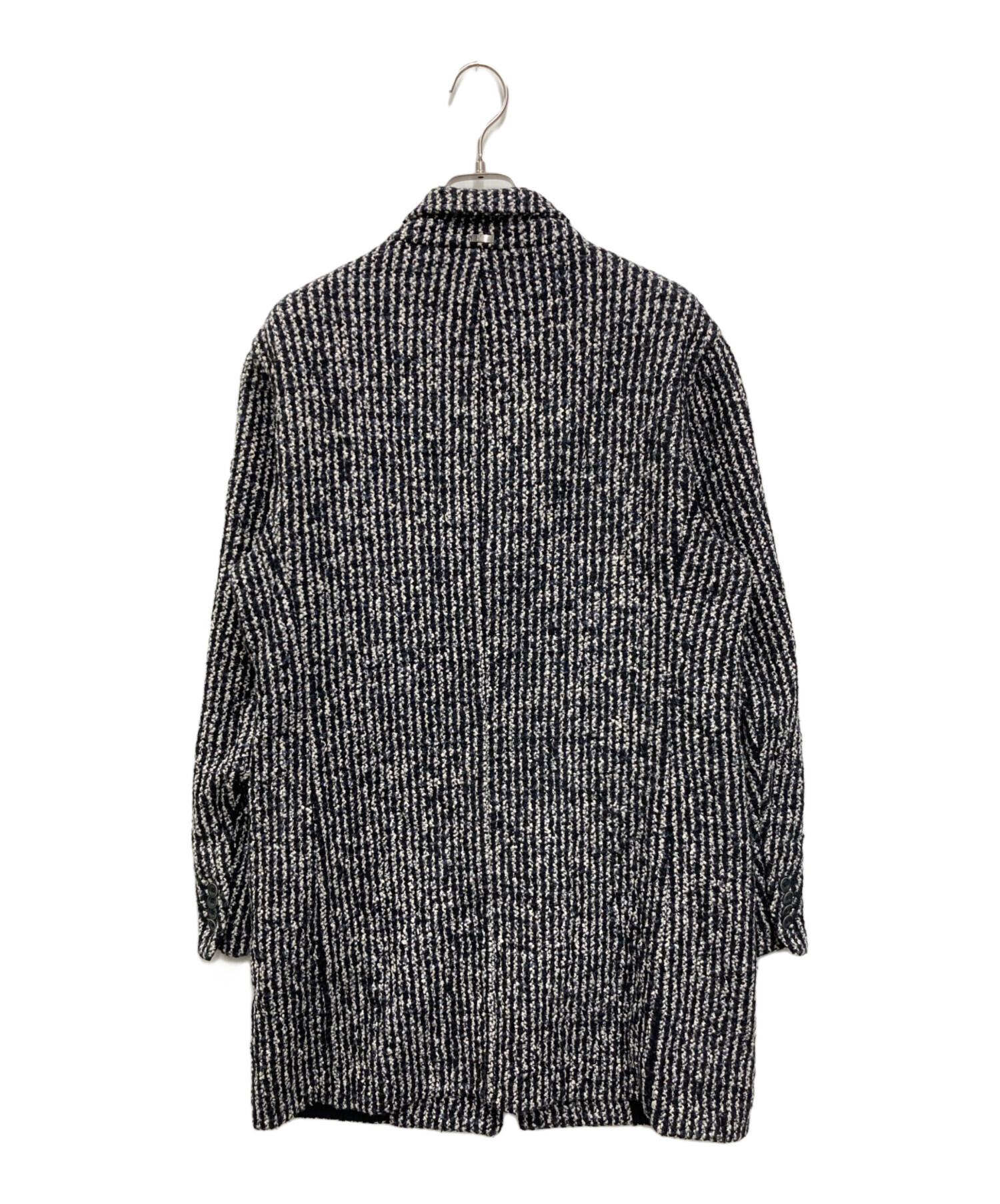 中古・古着通販】HERNO (ヘルノ) チェスターコート ブラック サイズ:48