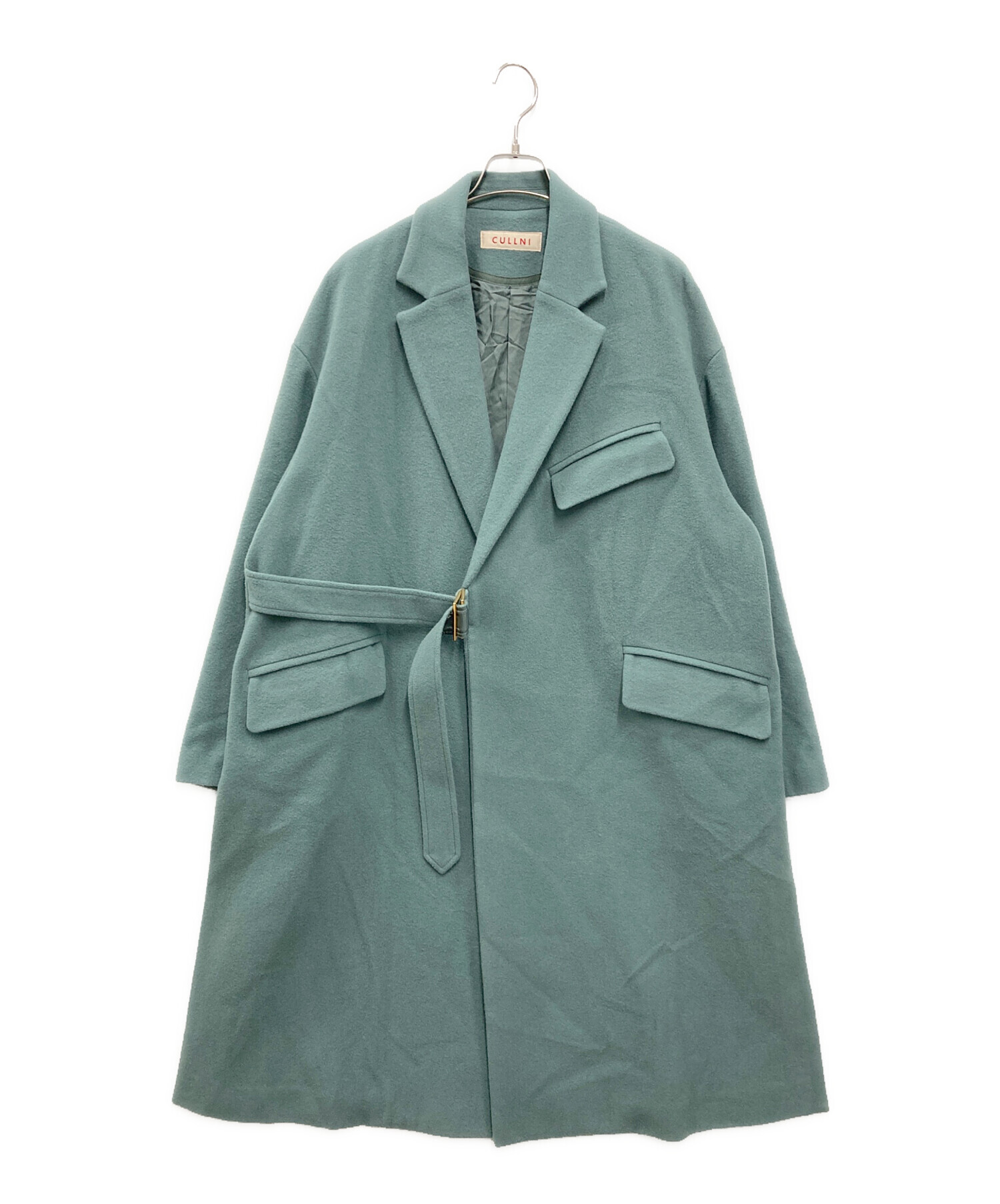 CULLNI タイロッケンコート サイズ2 中古・古着通販】CULLNI (クルニ) タイロッケンコート グリーン サイズ