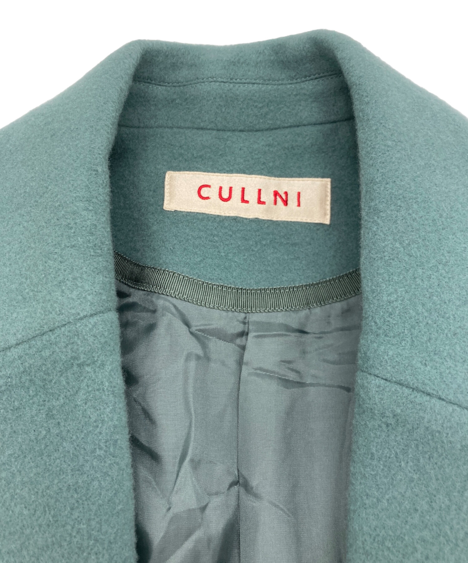 中古・古着通販】CULLNI (クルニ) タイロッケンコート グリーン サイズ