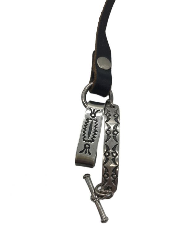 中古・古着通販】NAVAJO (ナバホ) レザーブレスレット シルバー