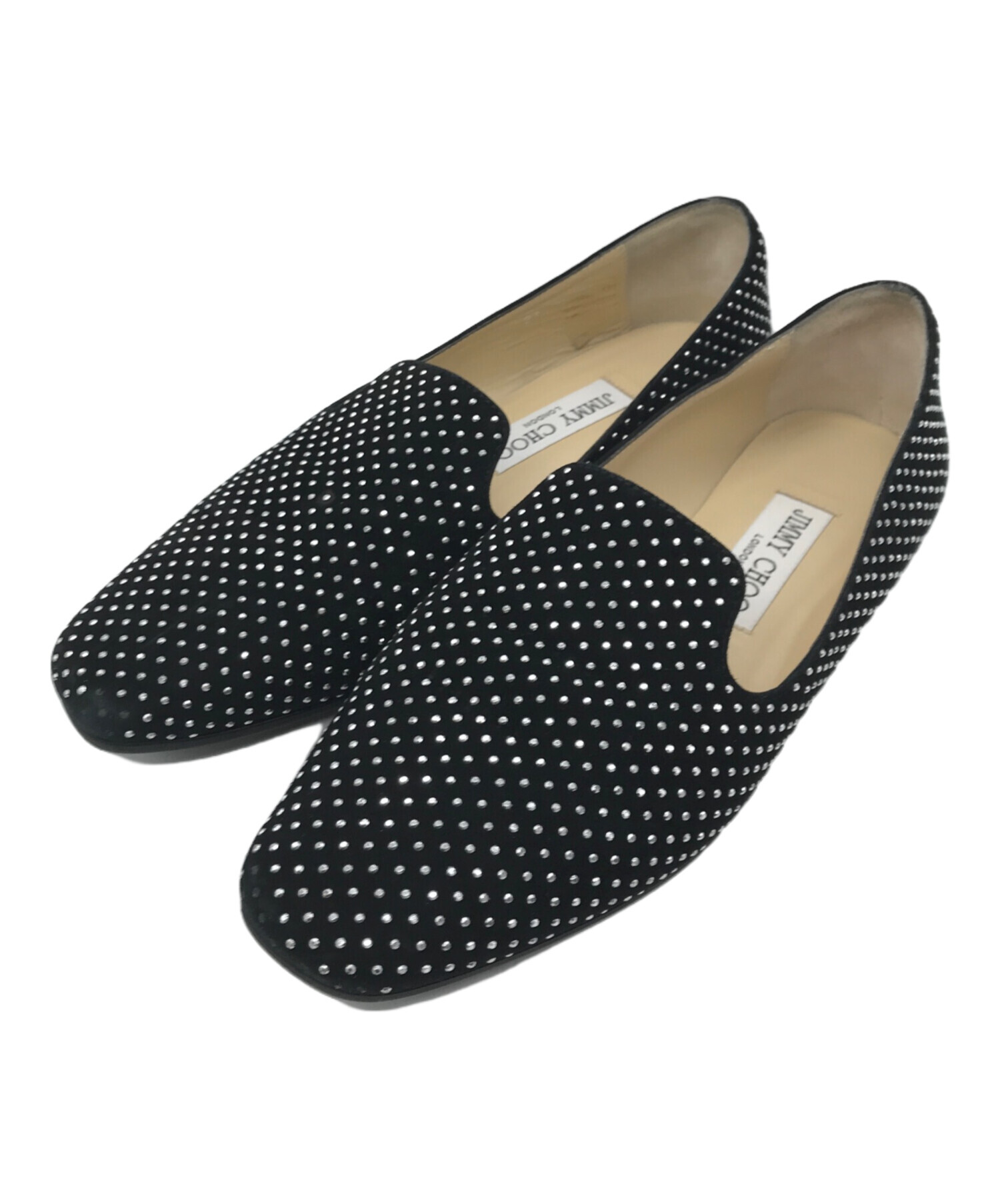 Jimmy chooジミーチュウフラットシューズサイズ37 (23,5~24cm Jimmy chooジミーチュウフラットシューズサイズ37 (23,5~24cm JIMMY