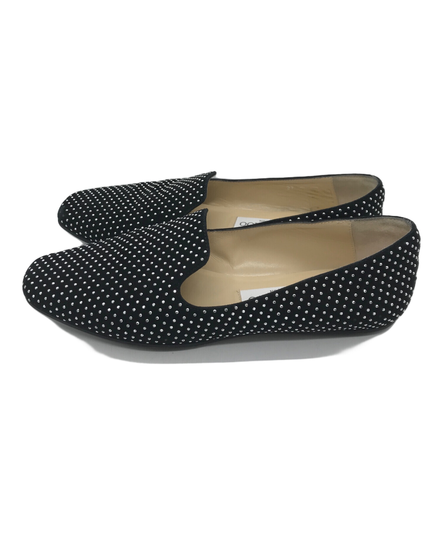 中古・古着通販】JIMMY CHOO (ジミーチュウ) フラットシューズ 中古・古着通販】JIMMY CHOO (ジミーチュウ) フラットシューズ
