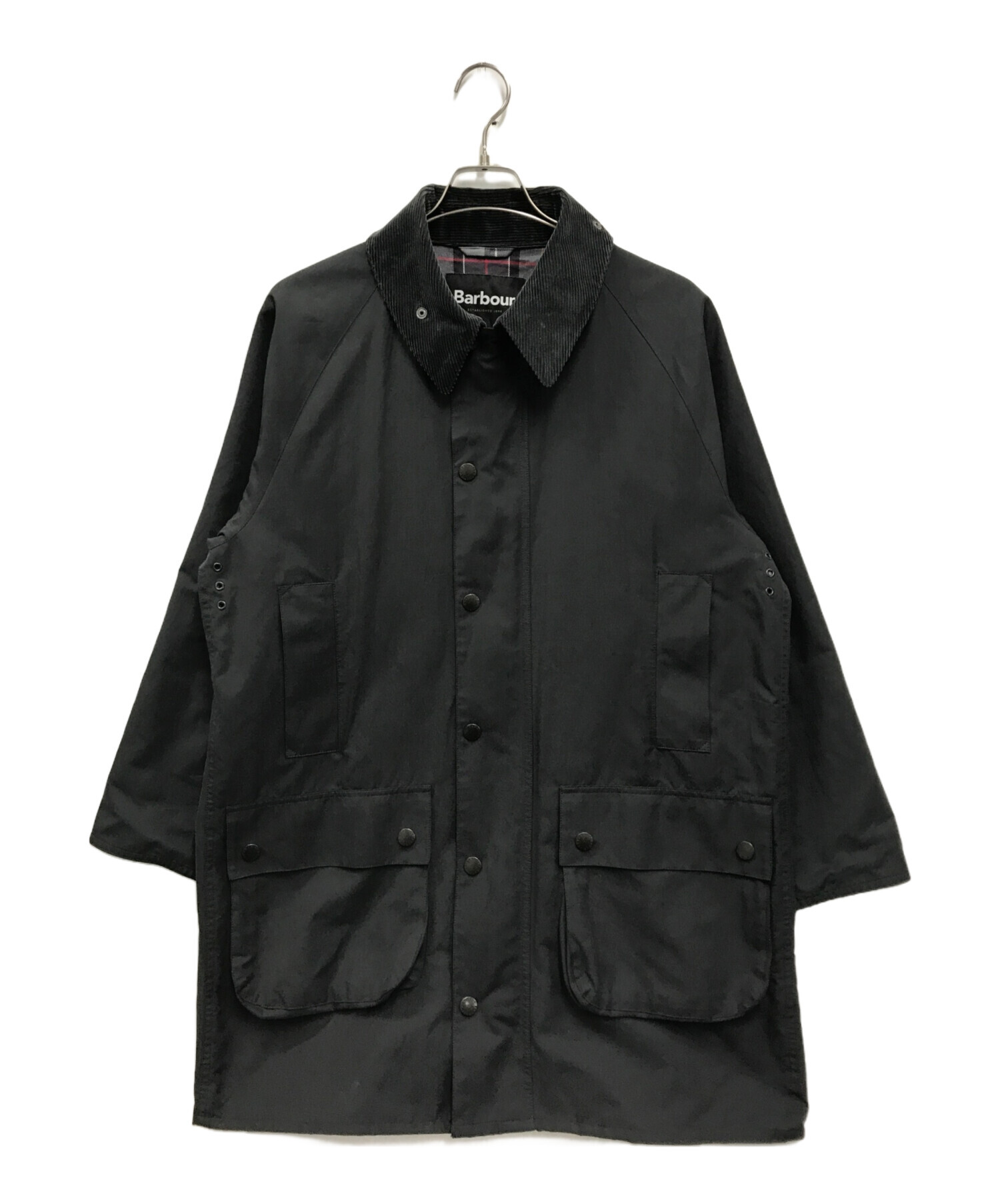 【美品】Barbour BEDALE SL グレー サイズ36 Barbour 美品 バブアー SL BEDALE BONDED WOOL クレイジー