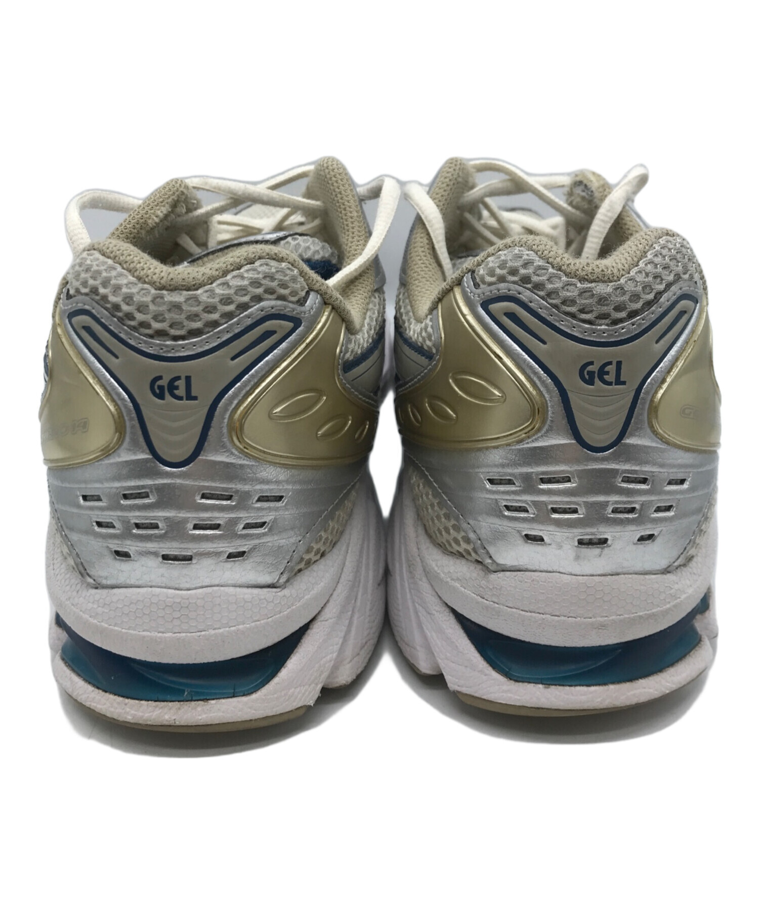 中古・古着通販】asics (アシックス) GEL-KAYANO 14 グレー×ベージュ 