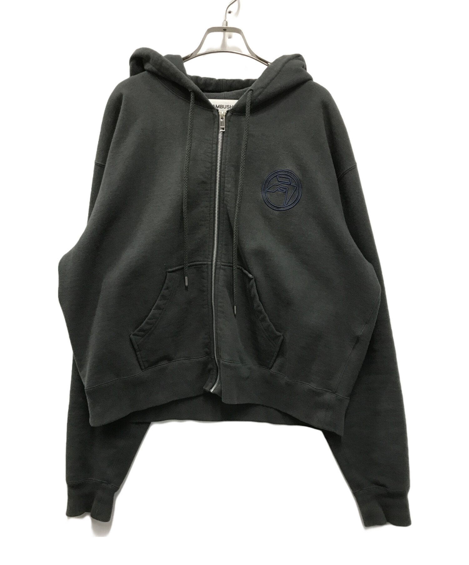 中古・古着通販】AMBUSH (アンブッシュ) ロゴパーカー グレー サイズ