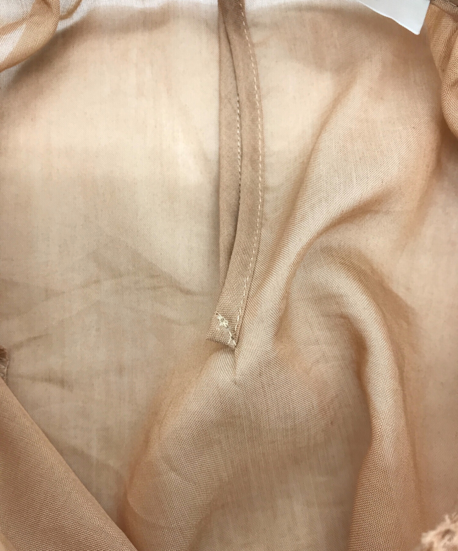 中古・古着通販】IENA (イエナ) オーガンタックブラウス ブラウン 