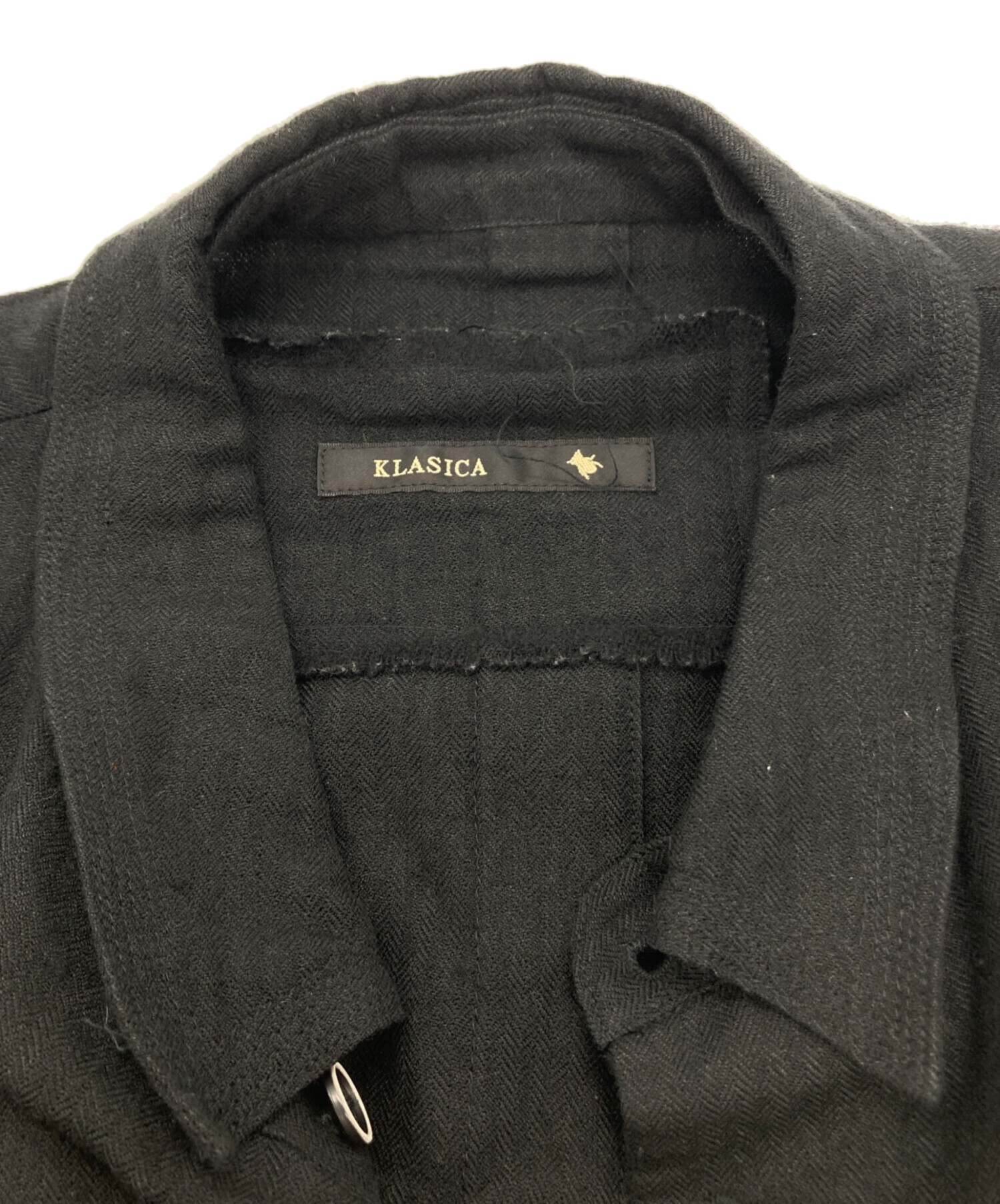 klasica クラシカ　アトリエコート　コットンシルク XL グレー klasica クラシカ アトリエコート コットンシルク XL グレー