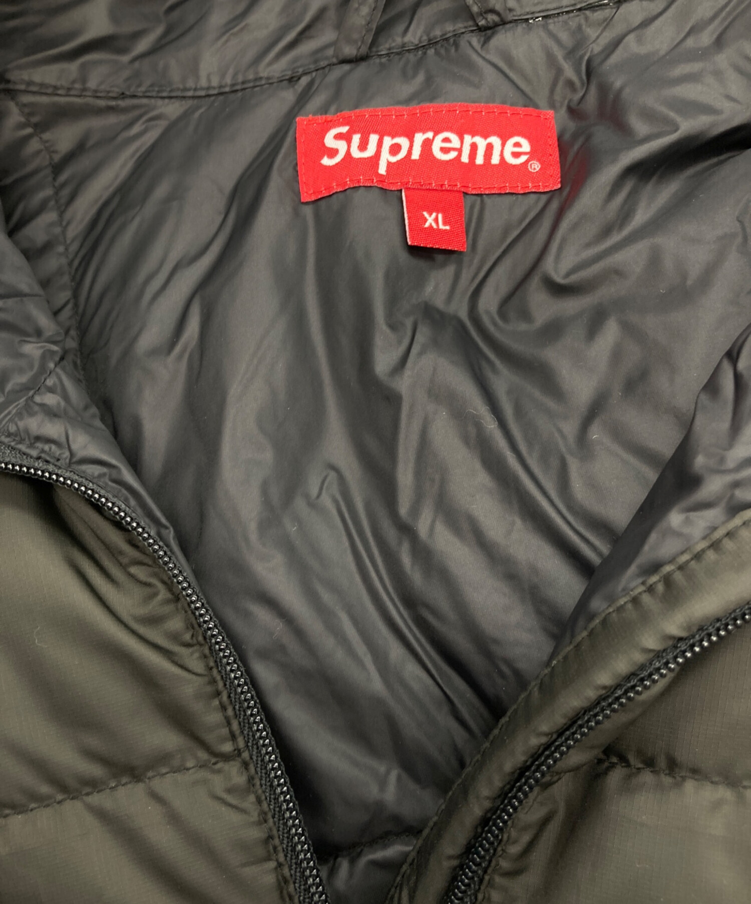中古・古着通販】SUPREME (シュプリーム) Micro Down Half Zip Hooded 