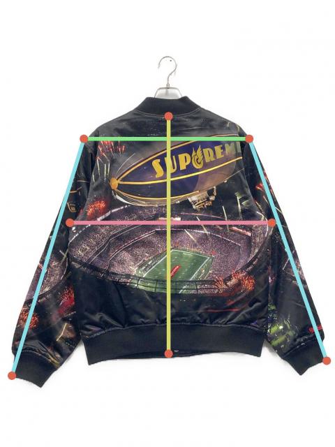 Supreme×ミッチェルアンドネス　超ビッグコラボスタジャン　クレイジーカラー Supreme×ミッチェルアンドネス 超ビッグコラボスタジャン クレイジー