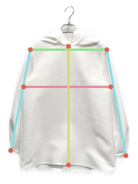 新品未使用　OHGA BIG COLLAR BLOUSE ホワイト 中古・古着通販】OHGA (オオガ) BIG COLLAR BLOUSE(ビッグ カラー