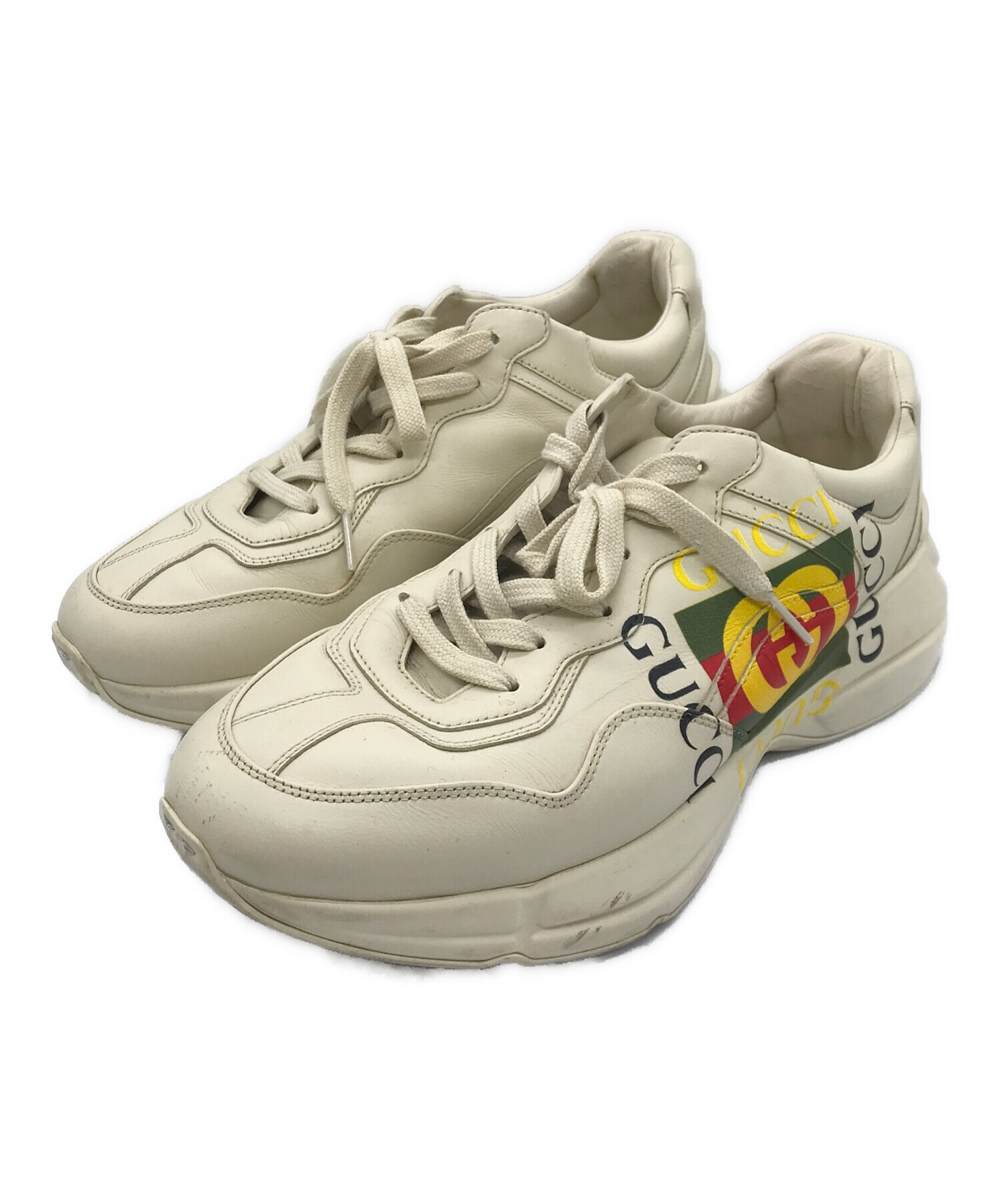 中古・古着通販】GUCCI (グッチ) GGロゴ ダッドスニーカー
