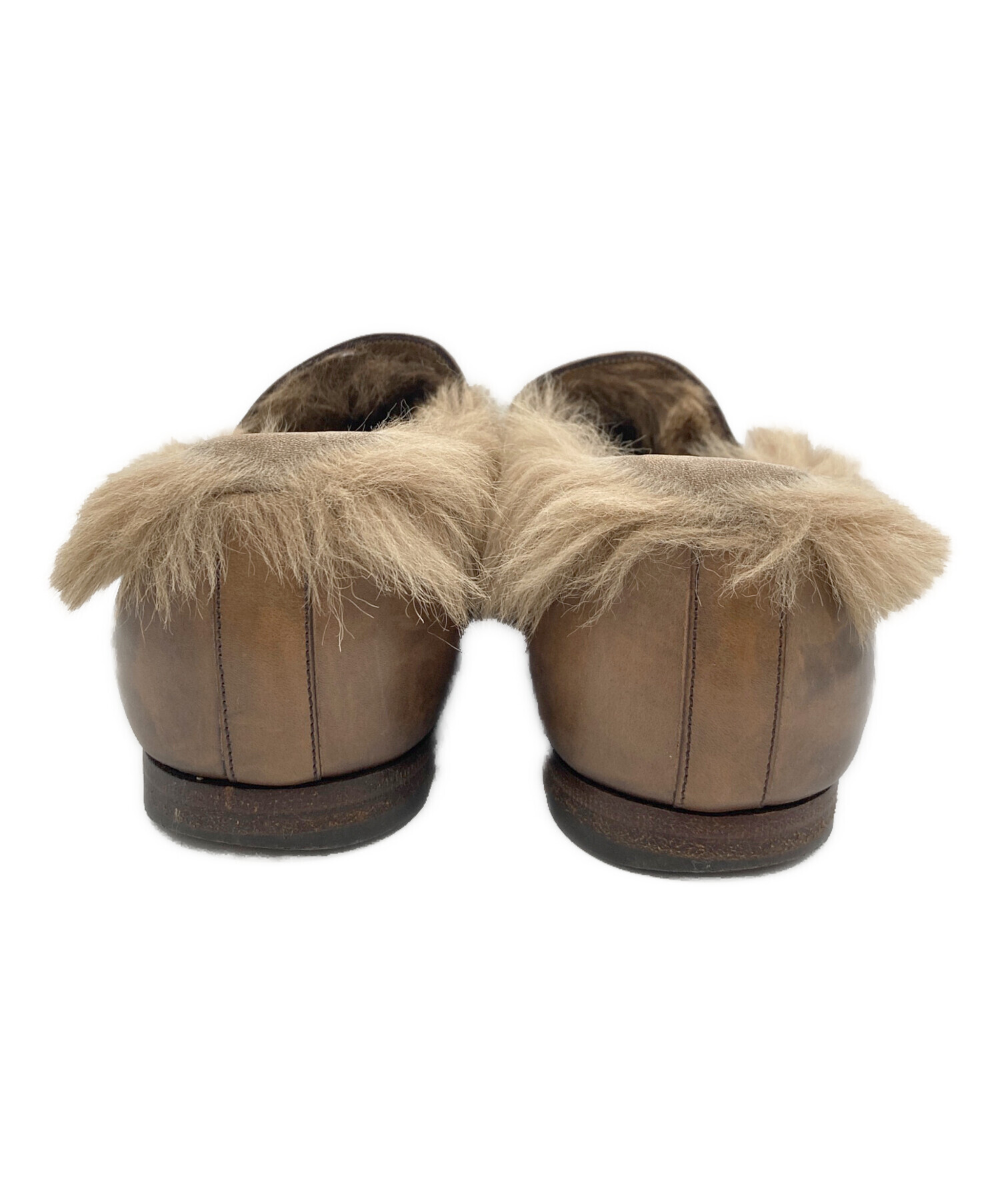 中古・古着通販】GUCCI (グッチ) プリンスタウンファーローファー