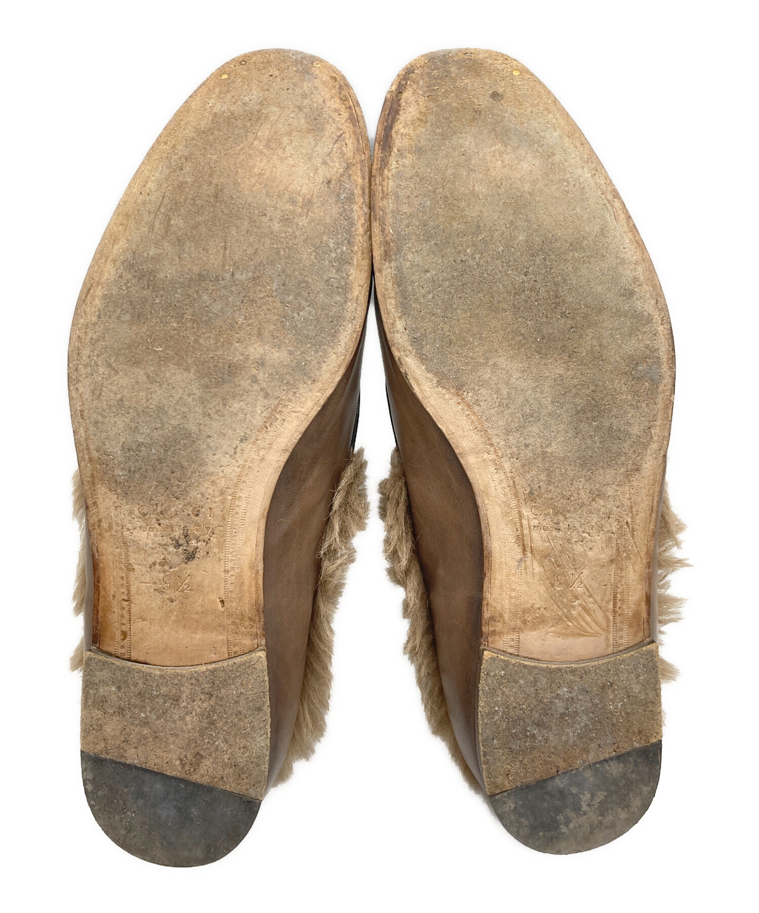 中古・古着通販】GUCCI (グッチ) プリンスタウンファーローファー