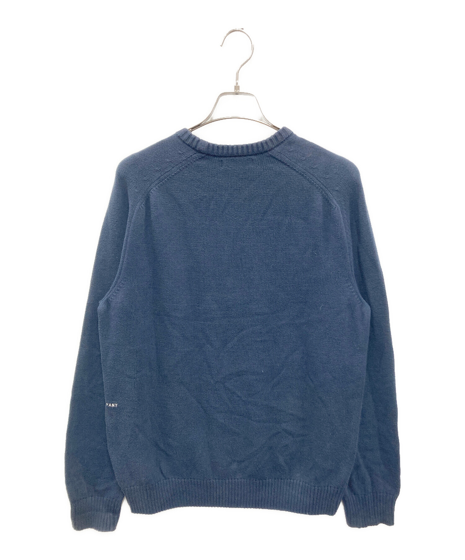 即日発送　新品タグ付　Pot French Sleeve Knit navy 中古・古着通販】POP TRADING COMPANY (ポップトレーディング