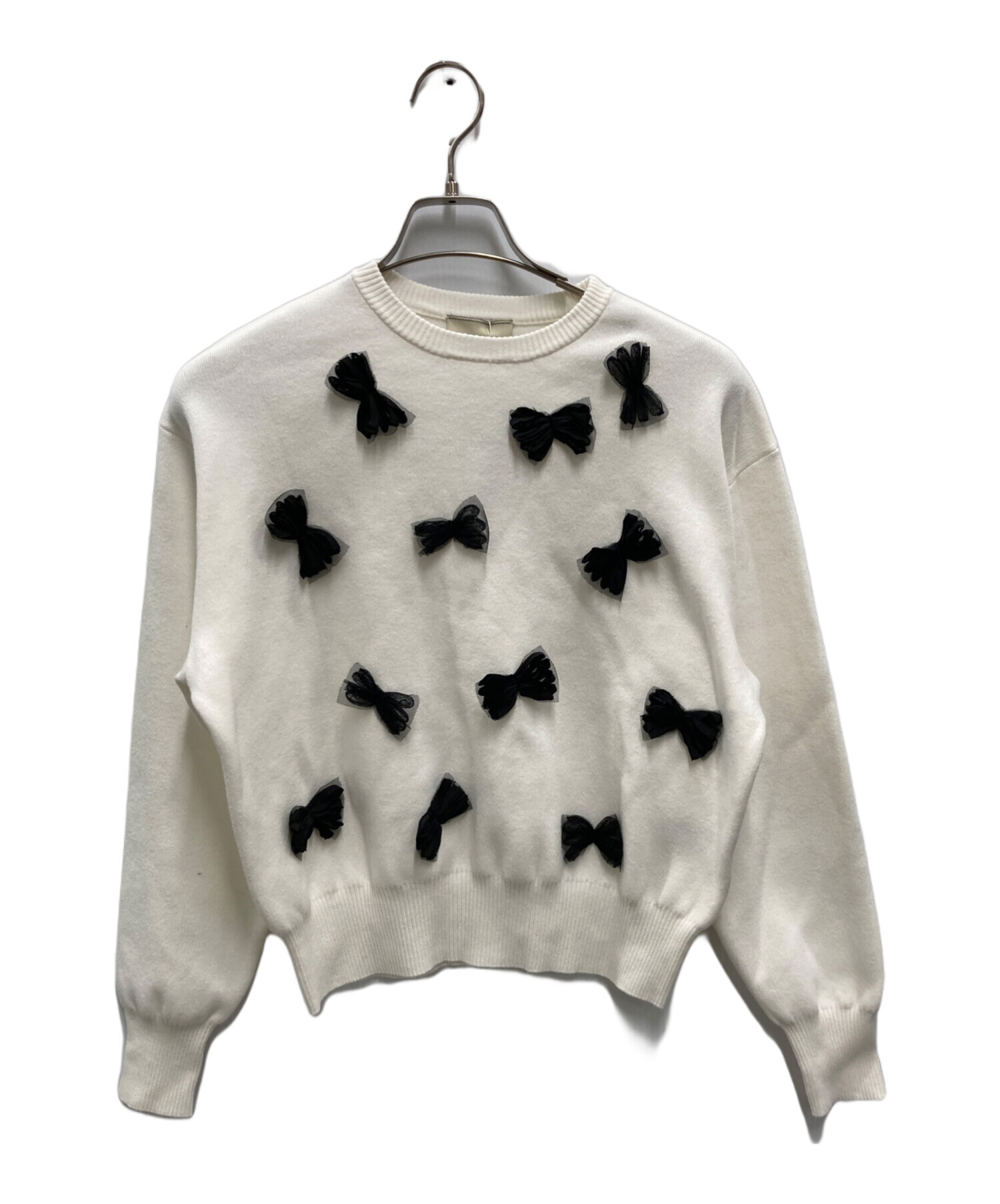 SUNSPEL ユナイテッドアローズ新品オフホワイト クルーネックトレーナーXL SUNSPEL ユナイテッドアローズ新品オフホワイト クルーネック