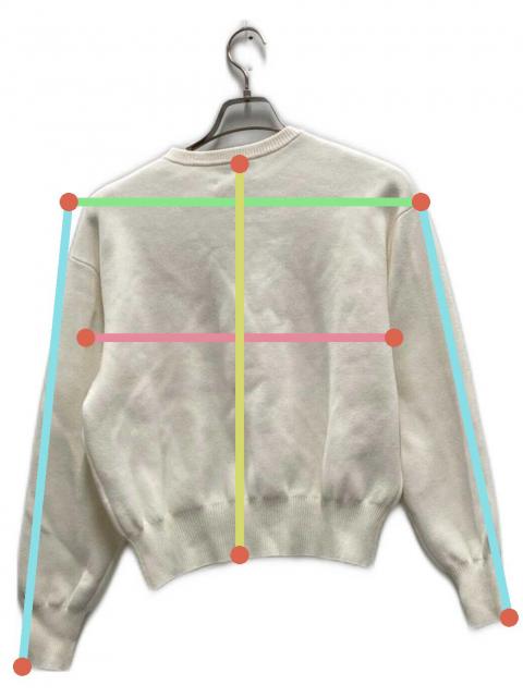 美品✨ユナイテッドアローズ ❤️3D リボン クルーネック ニット 3D リボン クルーネック ニット