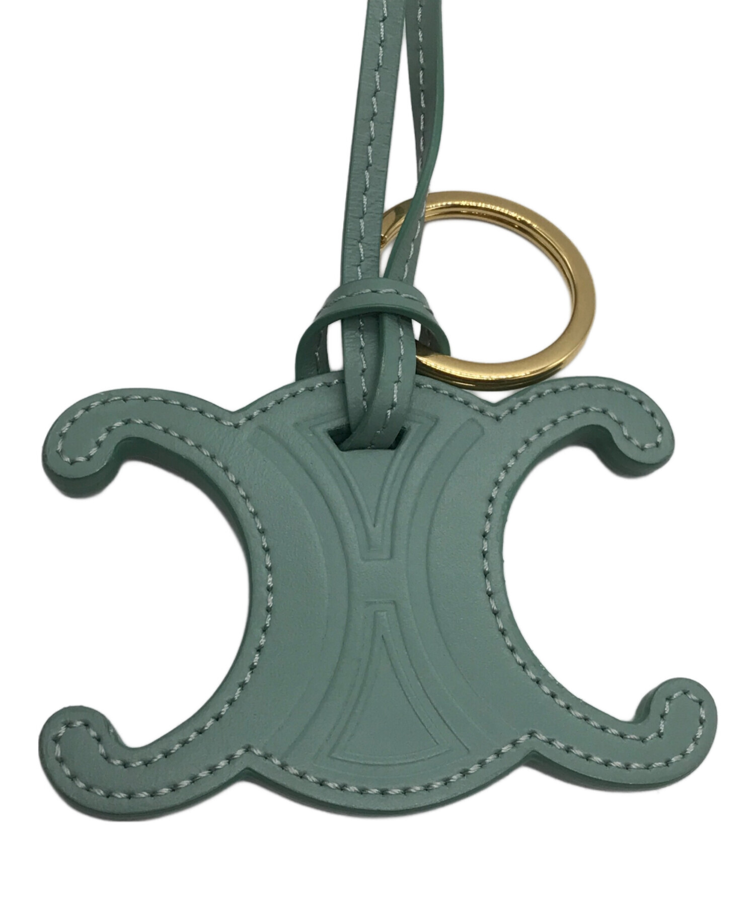 中古・古着通販】CELINE (セリーヌ) TRIOMPHE KEYRING CHARM SMOOTH