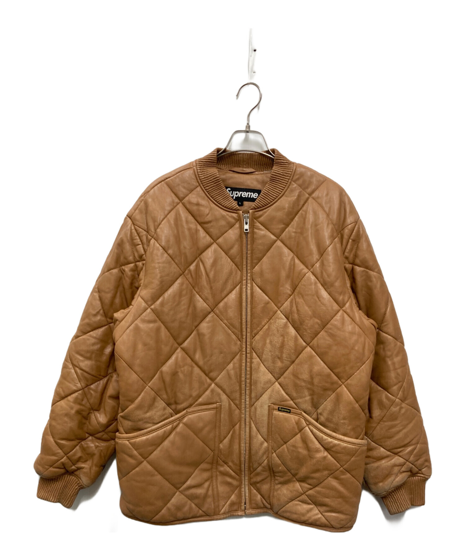 中古・古着通販】Supreme (シュプリーム) Quilted Leather Work Jacket