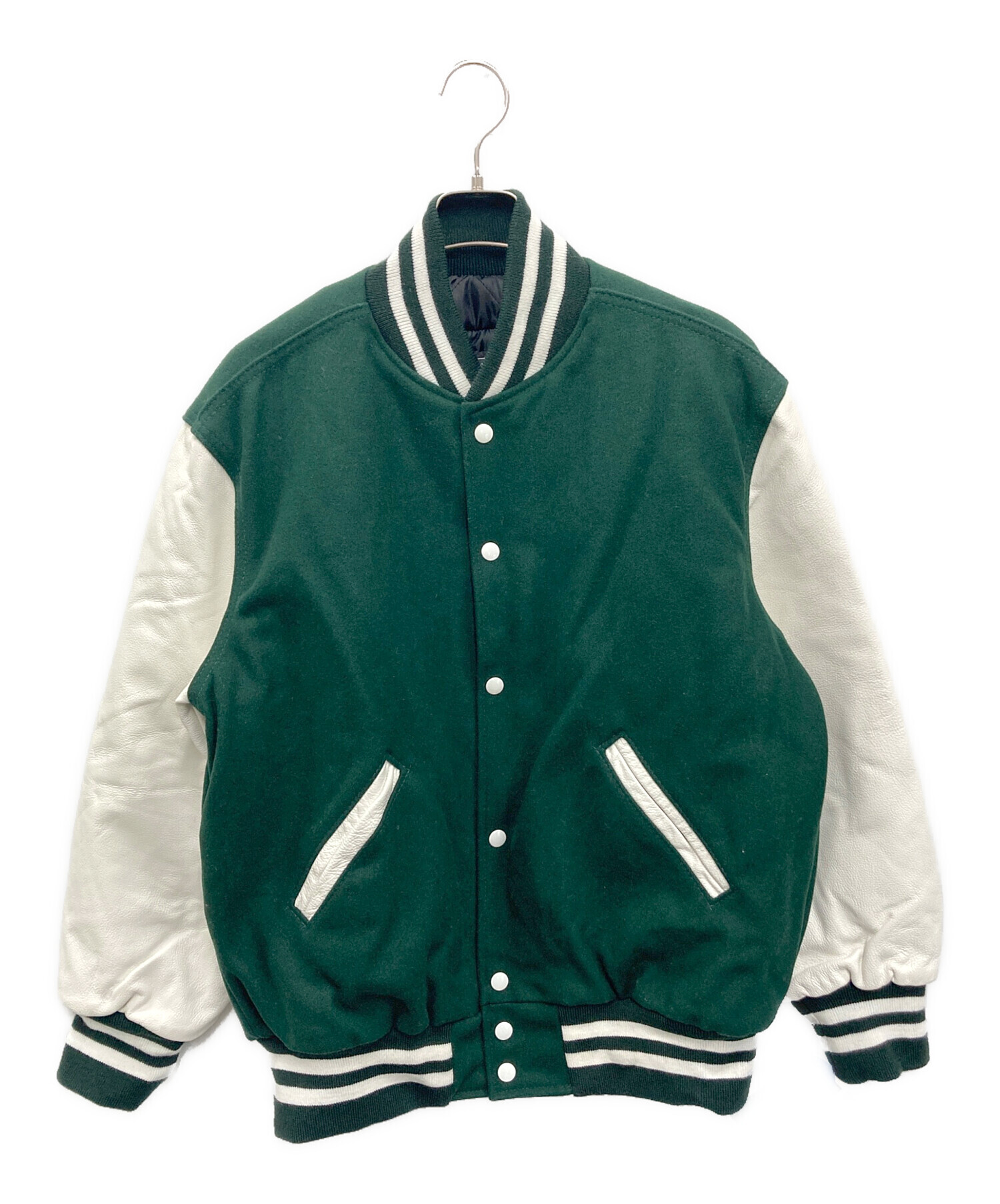 中古・古着通販】HOLLOWAY (ホロウェイ) 袖レザー アワードジャケット