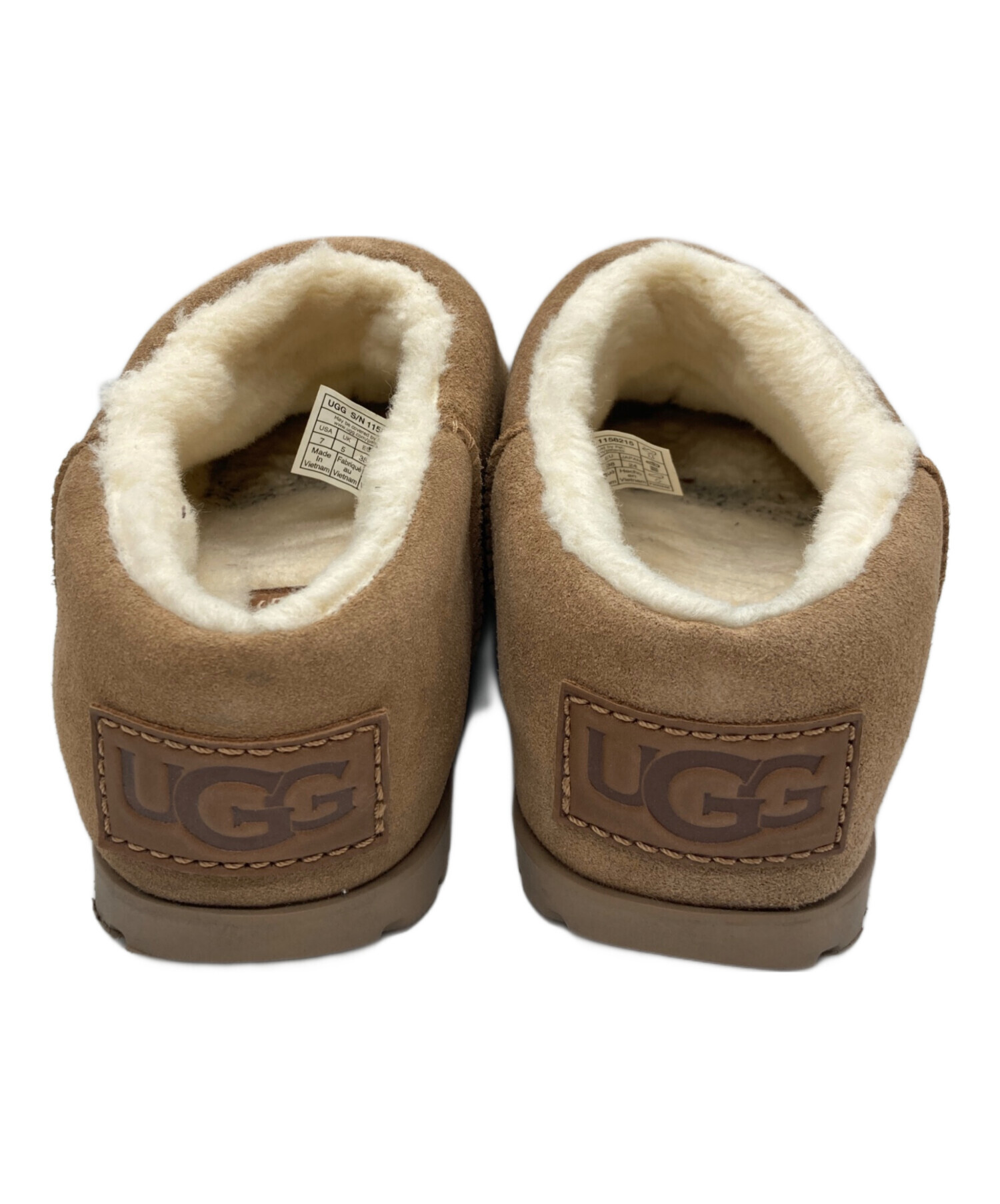 m*a様 【新品未使用】UGG Pumped Slide 24cm 中古・古着通販】UGG (アグ) Pumped Slide ブラウン サイズ:24cm