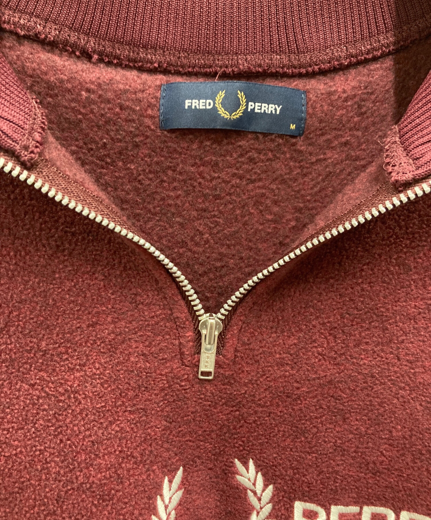 中古・古着通販】FRED PERRY (フレッドペリー) ハーフジップフリース 