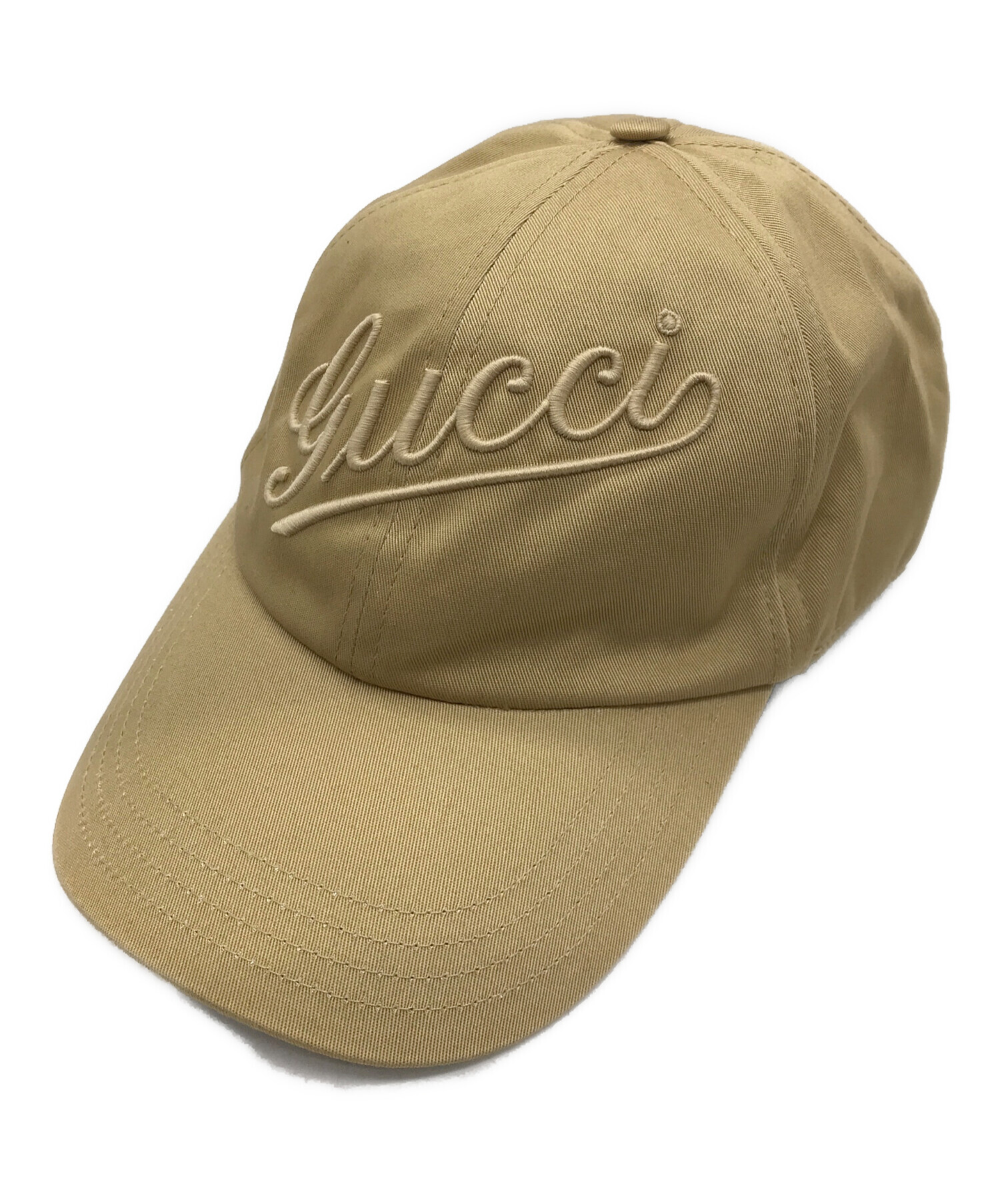 中古・古着通販】GUCCI (グッチ) ベースボールキャップ ベージュ 