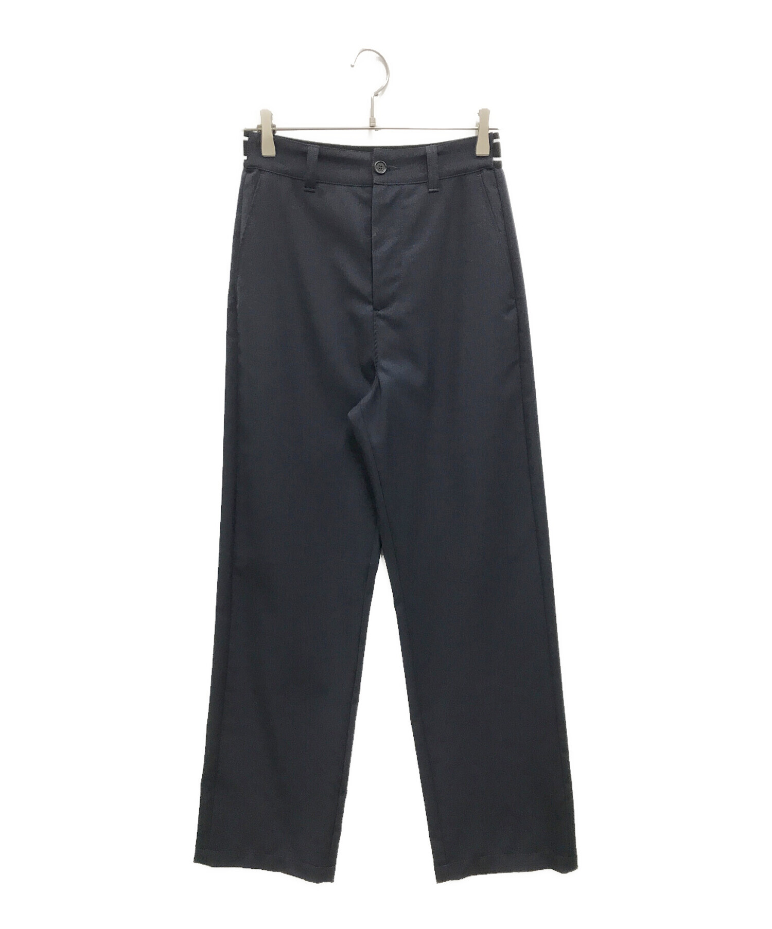 MARNI マルニ ウール イージー スラックス パンツ サイズ44 中古・古着通販】MARNI (マルニ) ウエストロゴイージースラックス