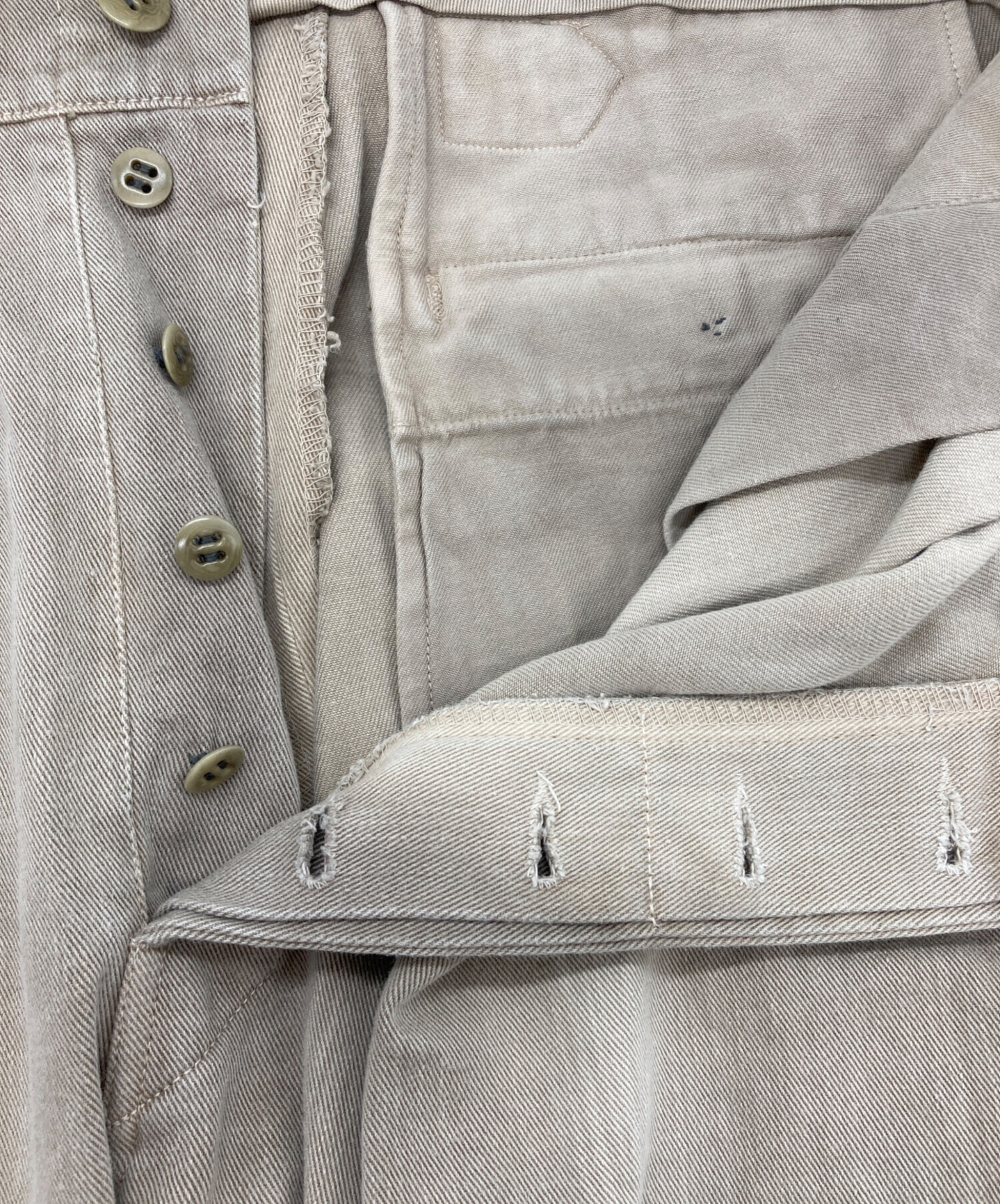 taiga takahashi タイガタカハシ lot201 work trousers トラウザー W32 