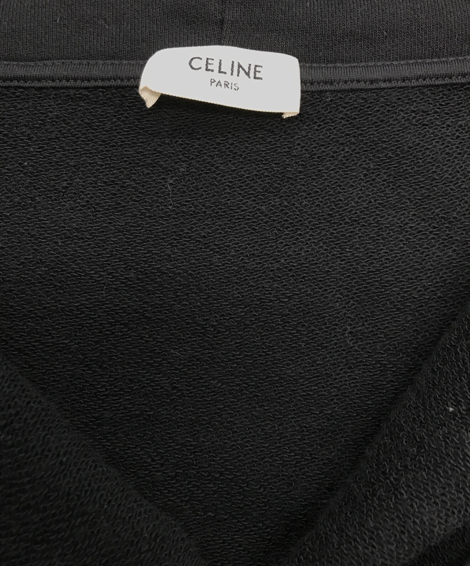 中古・古着通販】CELINE (セリーヌ) ルーズ ジップフーディー ブラック 