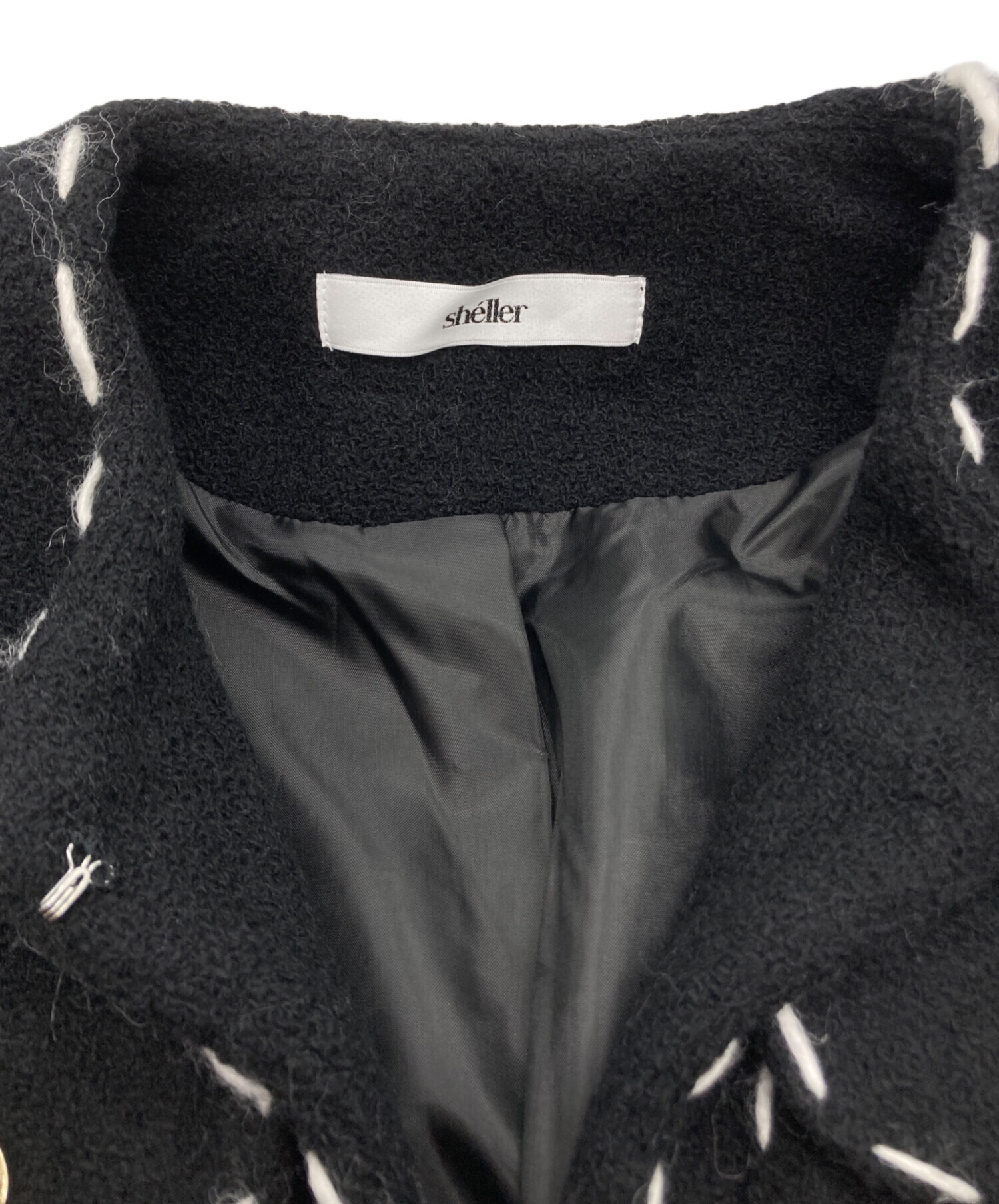 中古・古着通販】sheller (シェリエ) stitch tweed jacket