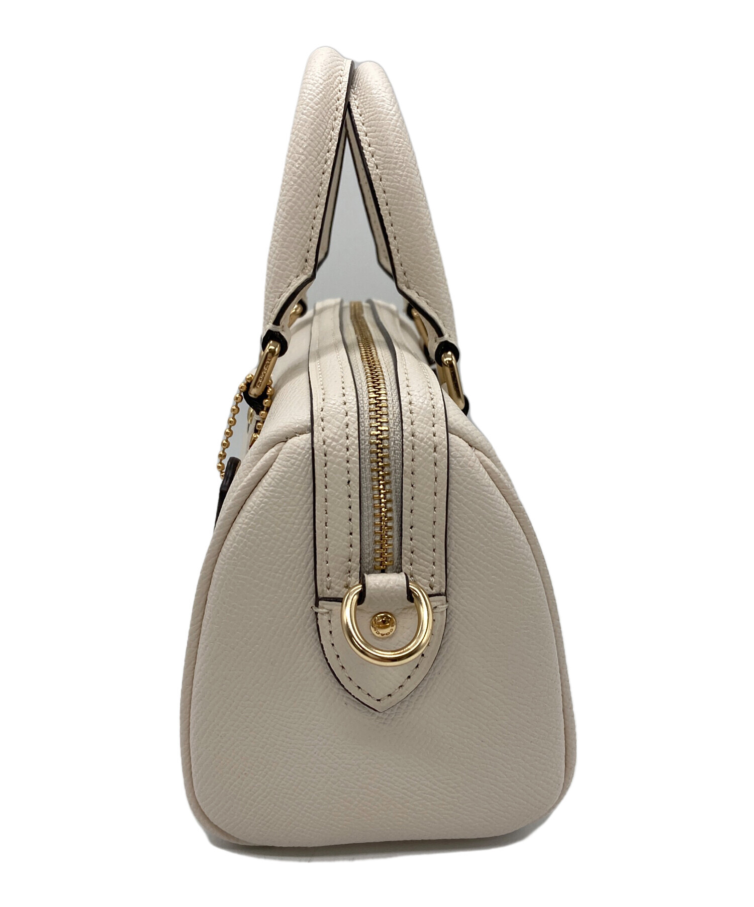 中古・古着通販】COACH (コーチ) 2WAYミニショルダーバッグ アイボリー 