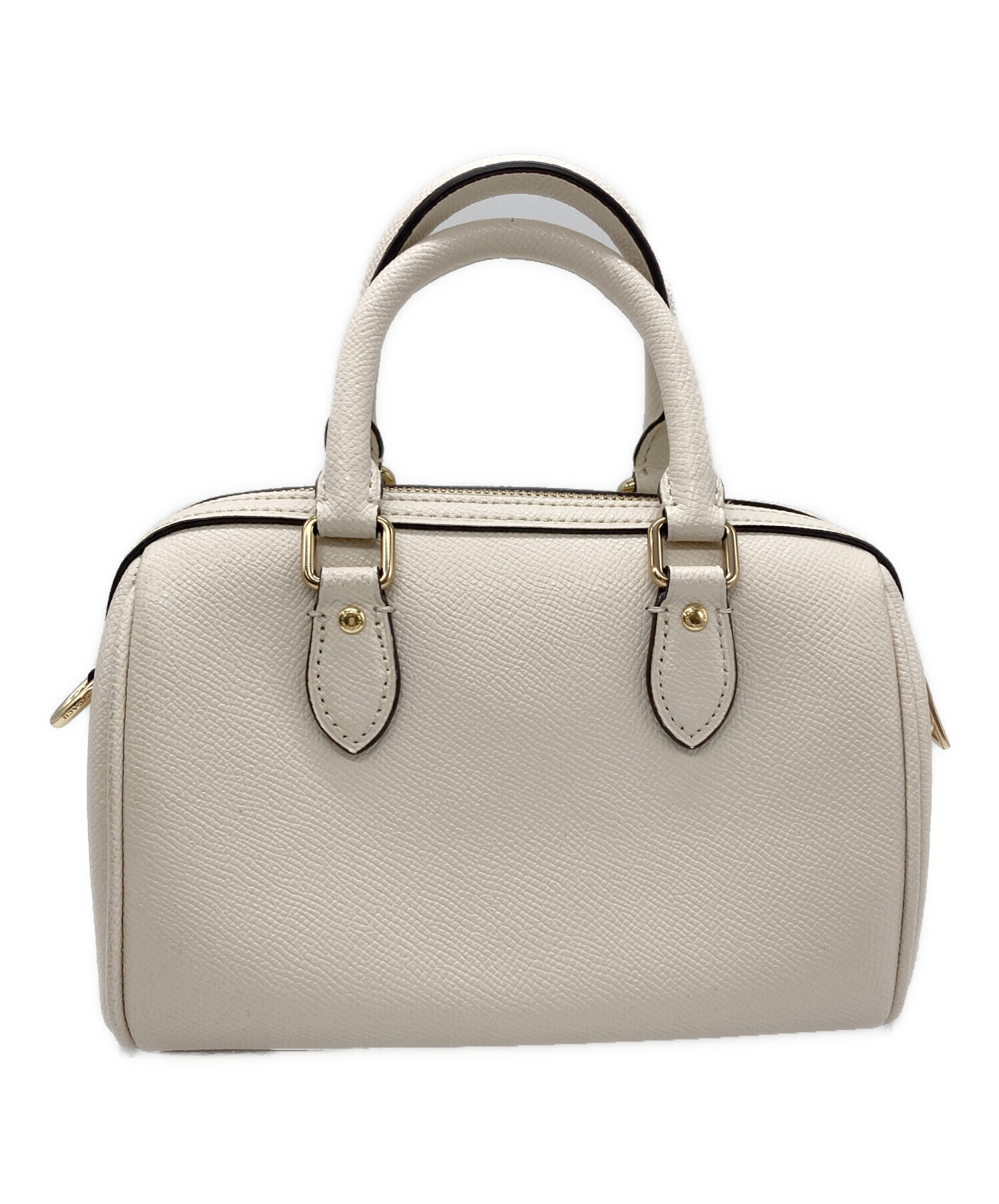中古・古着通販】COACH (コーチ) 2WAYミニショルダーバッグ アイボリー 