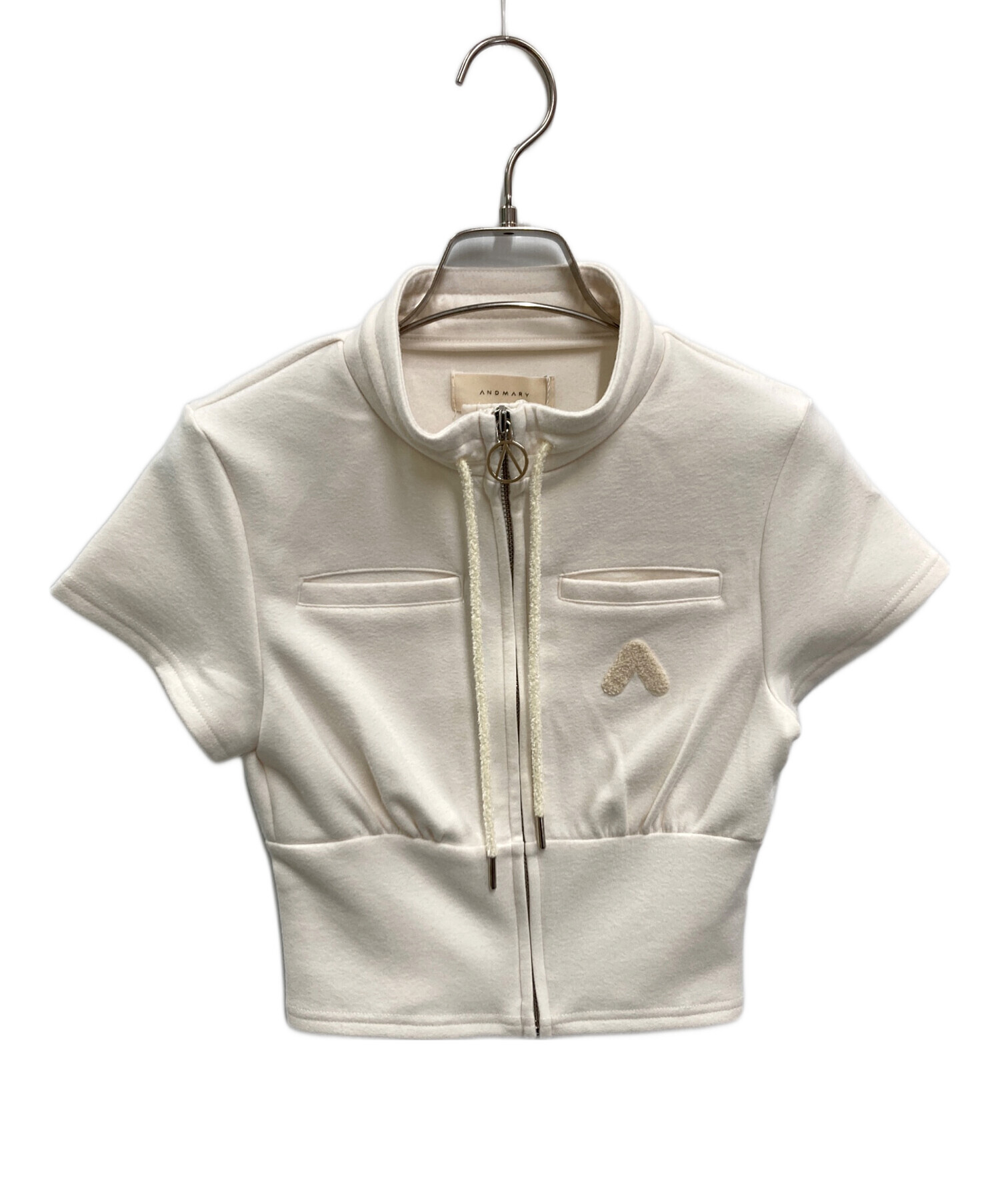 中古・古着通販】ANDMARY (アンドマリー) Willow line tops アイボリー 