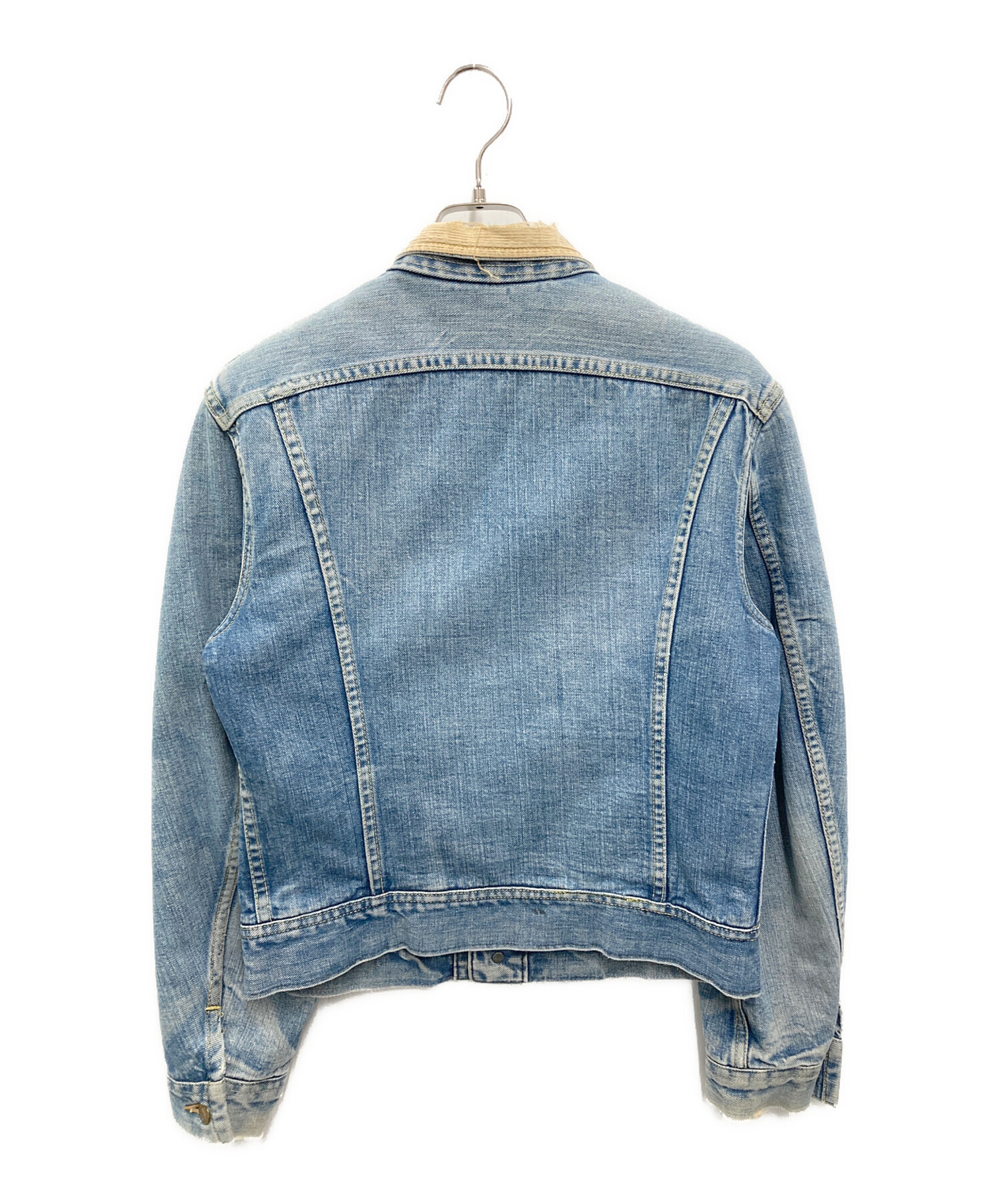 Lee デニムジャケット コーデュロイ襟付き 中古・古着通販】LEE (リー 