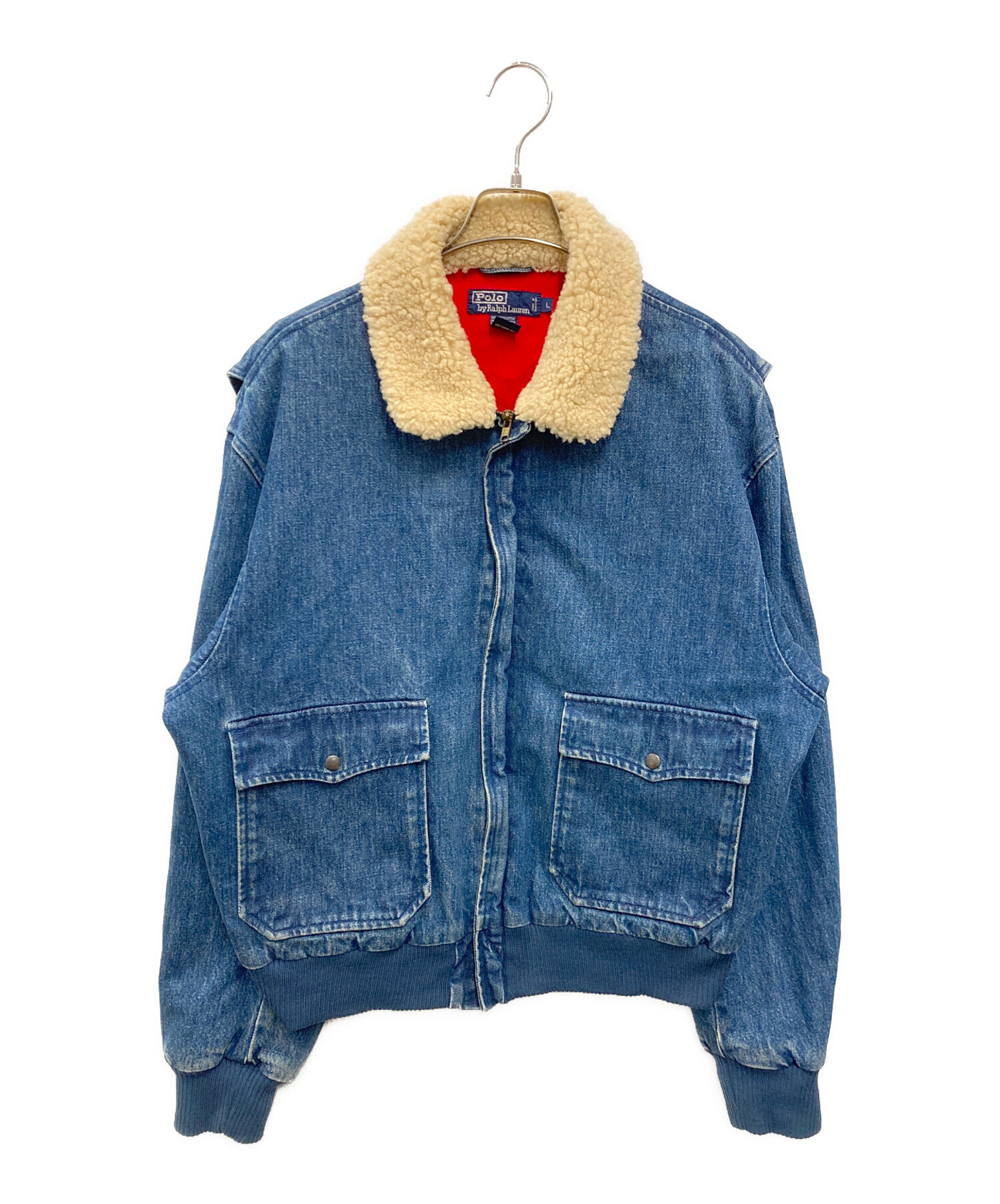 【人気古着】POLO Ralph Lauren デニムブルゾン 中古・古着通販】POLO RALPH LAUREN (ポロ・ラルフローレン) デニム