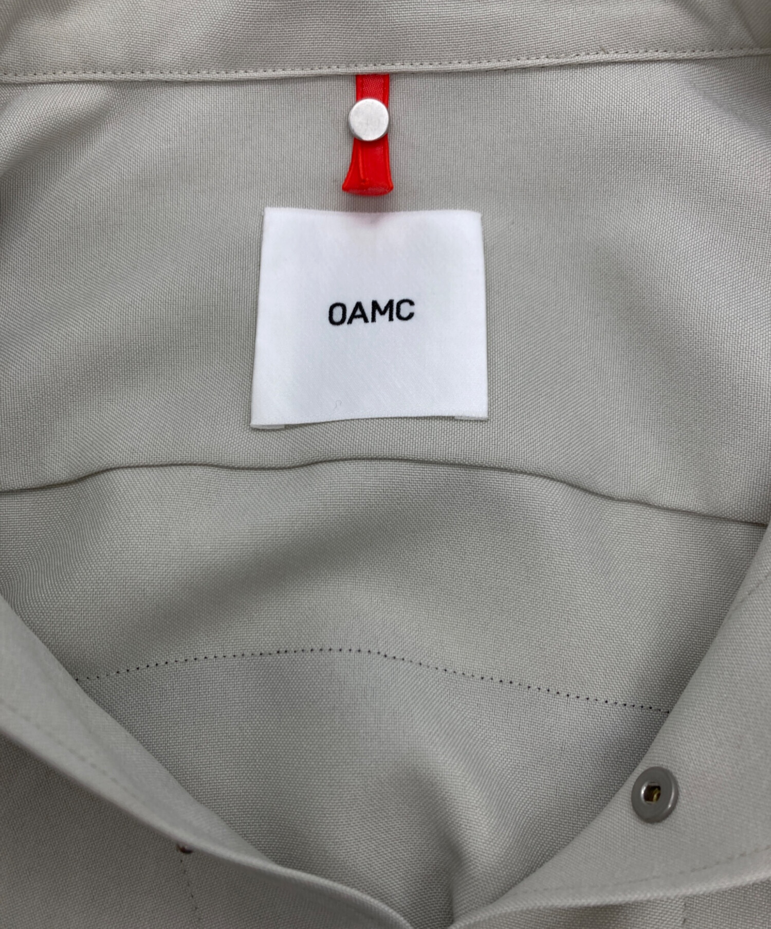 中古・古着通販】OAMC (オーエーエムシー) SYSTEM SHIRT アイボリー