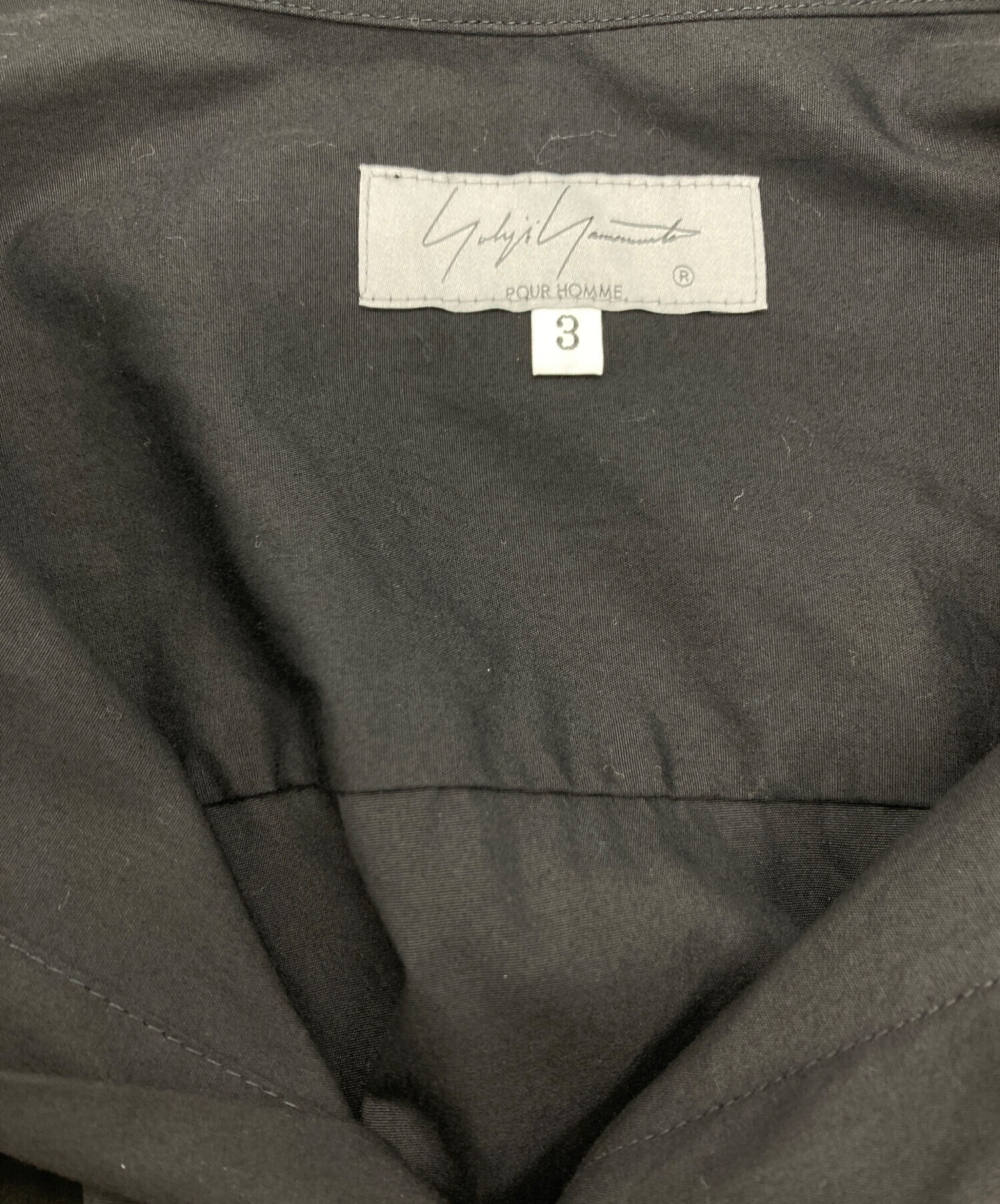 未使用yamamoto pour homme シャツ 中古・古着通販】Yohji Yamamoto pour homme (ヨウジヤマモト