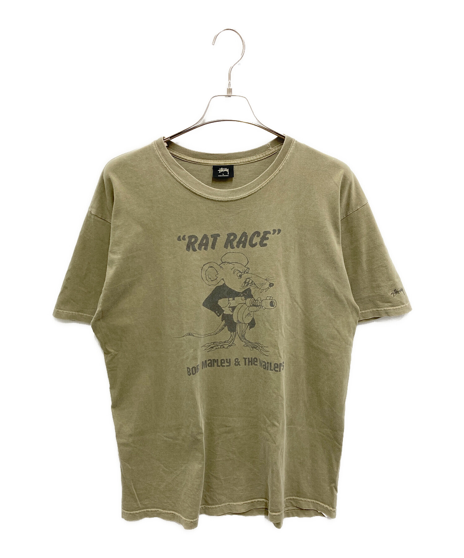中古・古着通販】stussy (ステューシー) Rat Race Pigment Dyed Tee 