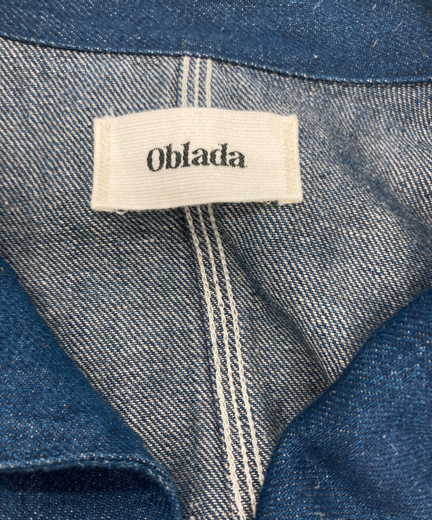 中古・古着通販】Oblada (オブラダ) CHARCOAL JKT インディゴ サイズ:M
