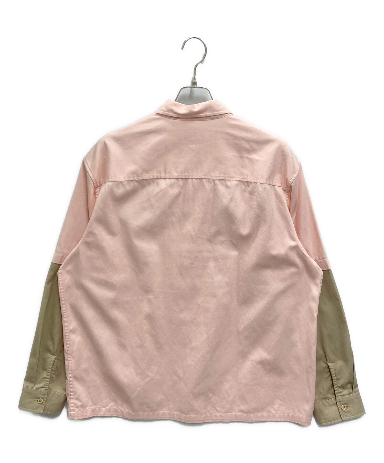 中古・古着通販】Supreme (シュプリーム) 2-Tone Work Shirt ピンク 