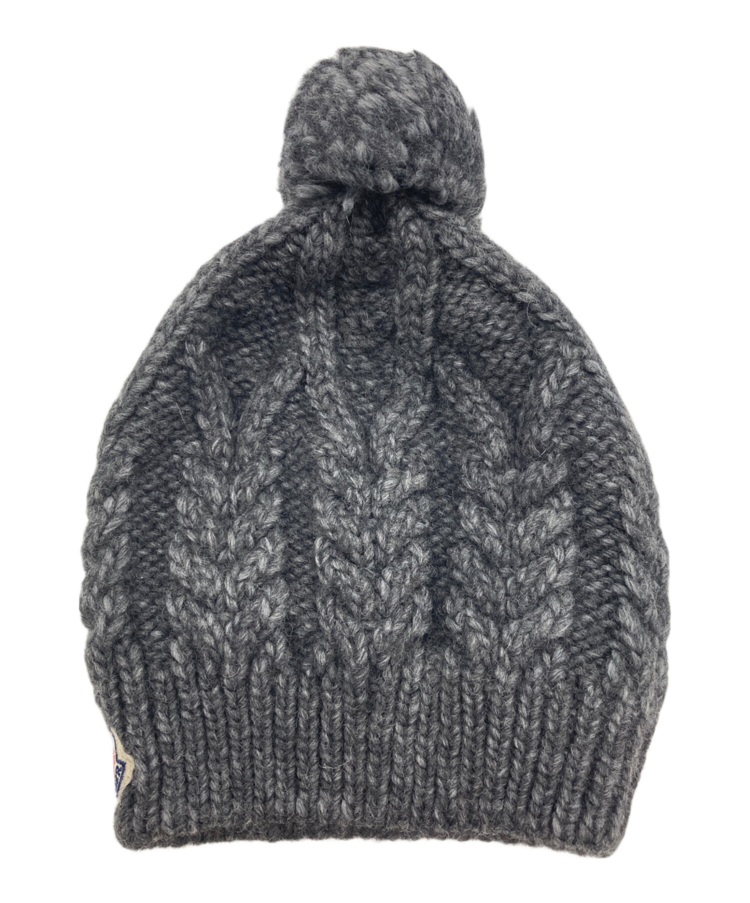 中古・古着通販】MONCLER (モンクレール) ニット帽 グレー｜ブランド