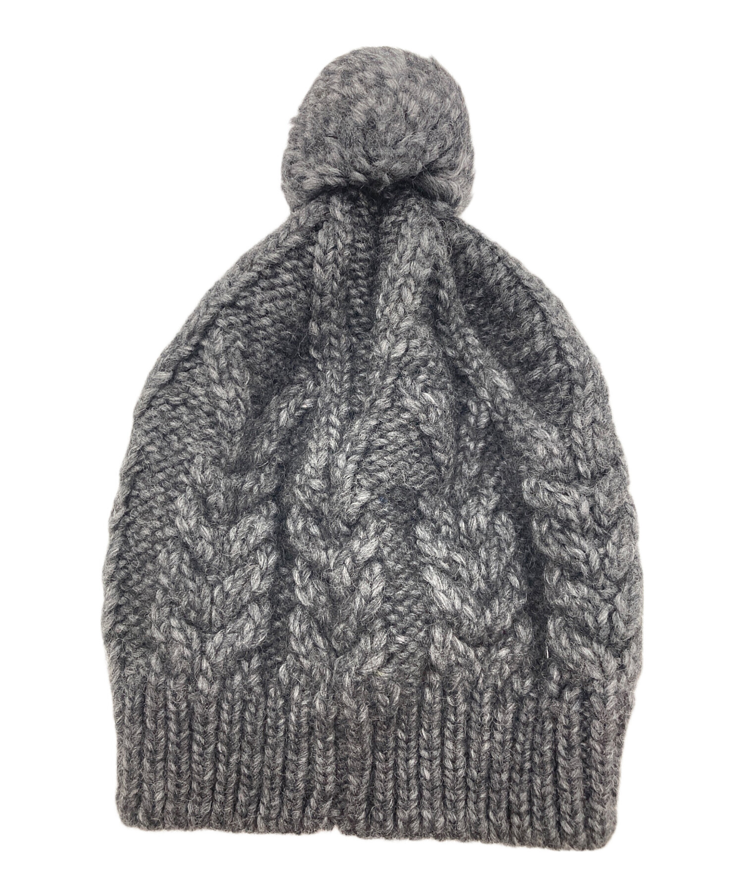 中古・古着通販】MONCLER (モンクレール) ニット帽 グレー｜ブランド