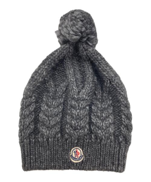 中古・古着通販】MONCLER (モンクレール) ニット帽 グレー｜ブランド