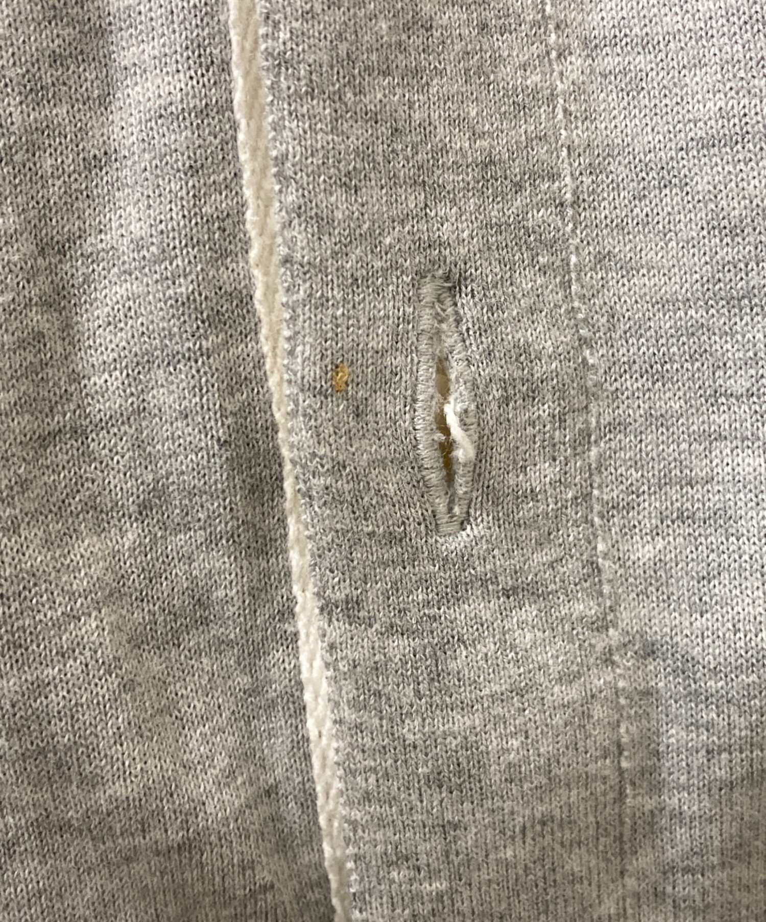 中古・古着通販】sacai (サカイ) 裾切替カーディガン グレー サイズ:2