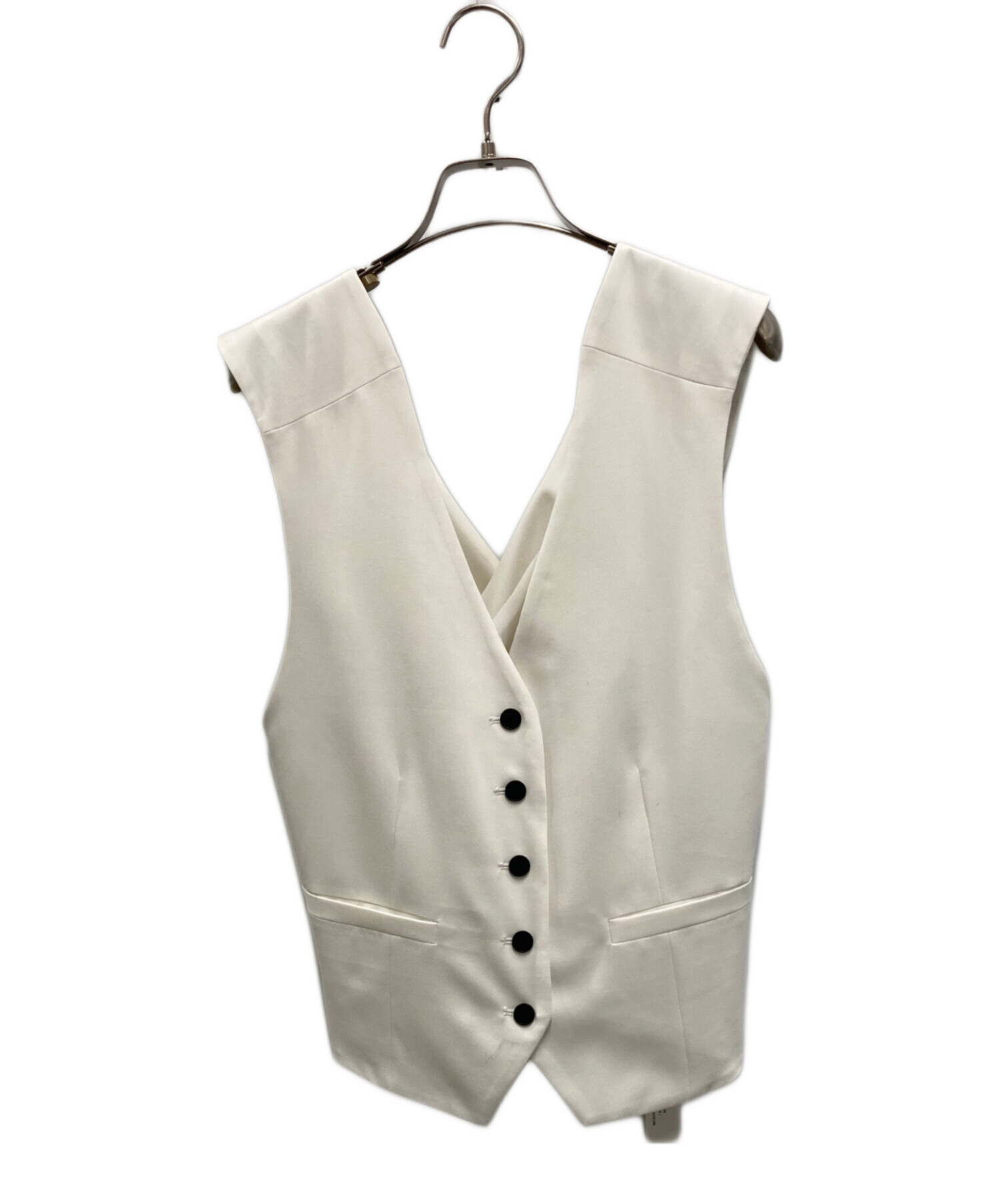 中古・古着通販】HYEON (ヘヨン) duck gilet ホワイト サイズ:FREE