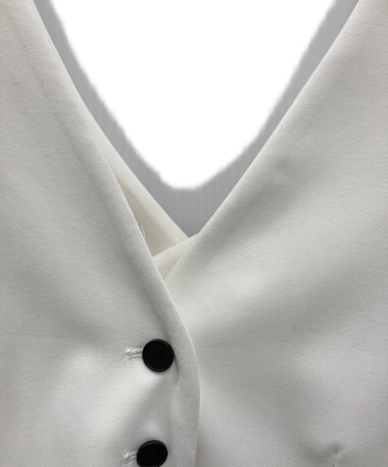 中古・古着通販】HYEON (ヘヨン) duck gilet ホワイト サイズ:FREE