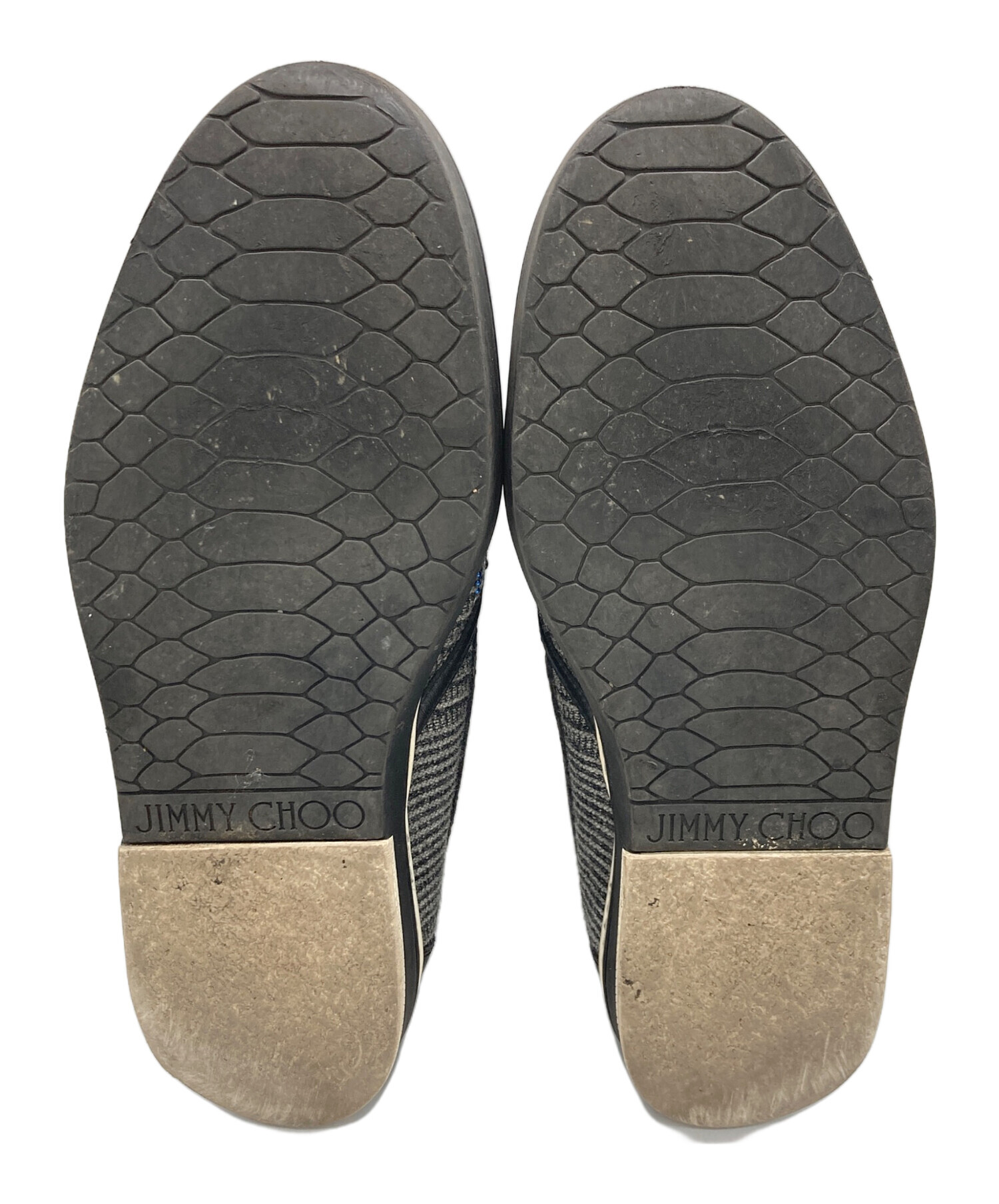 中古・古着通販】JIMMY CHOO (ジミーチュウ) スタッズスリッポン 