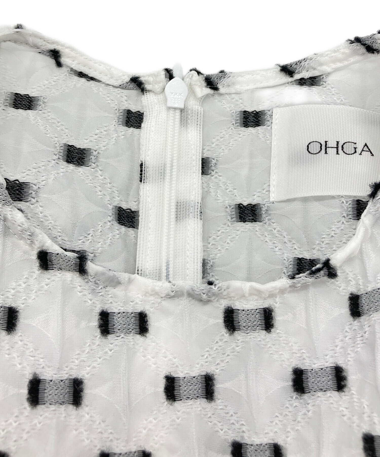 中古・古着通販】OHGA (オオガ) ANGEL ブラウス ホワイト サイズ:FREE