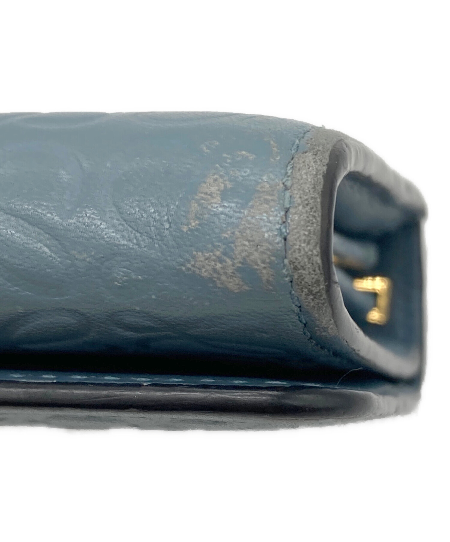 中古・古着通販】LOEWE (ロエベ) リピートアナグラム長財布 ブルー