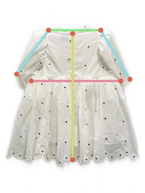 週末価格 Bibiy. EMILY FLOWER BLOUSE 中古・古着通販】Bibiy. (ビビィ) EMILY FLOWER BLOUSE ホワイト